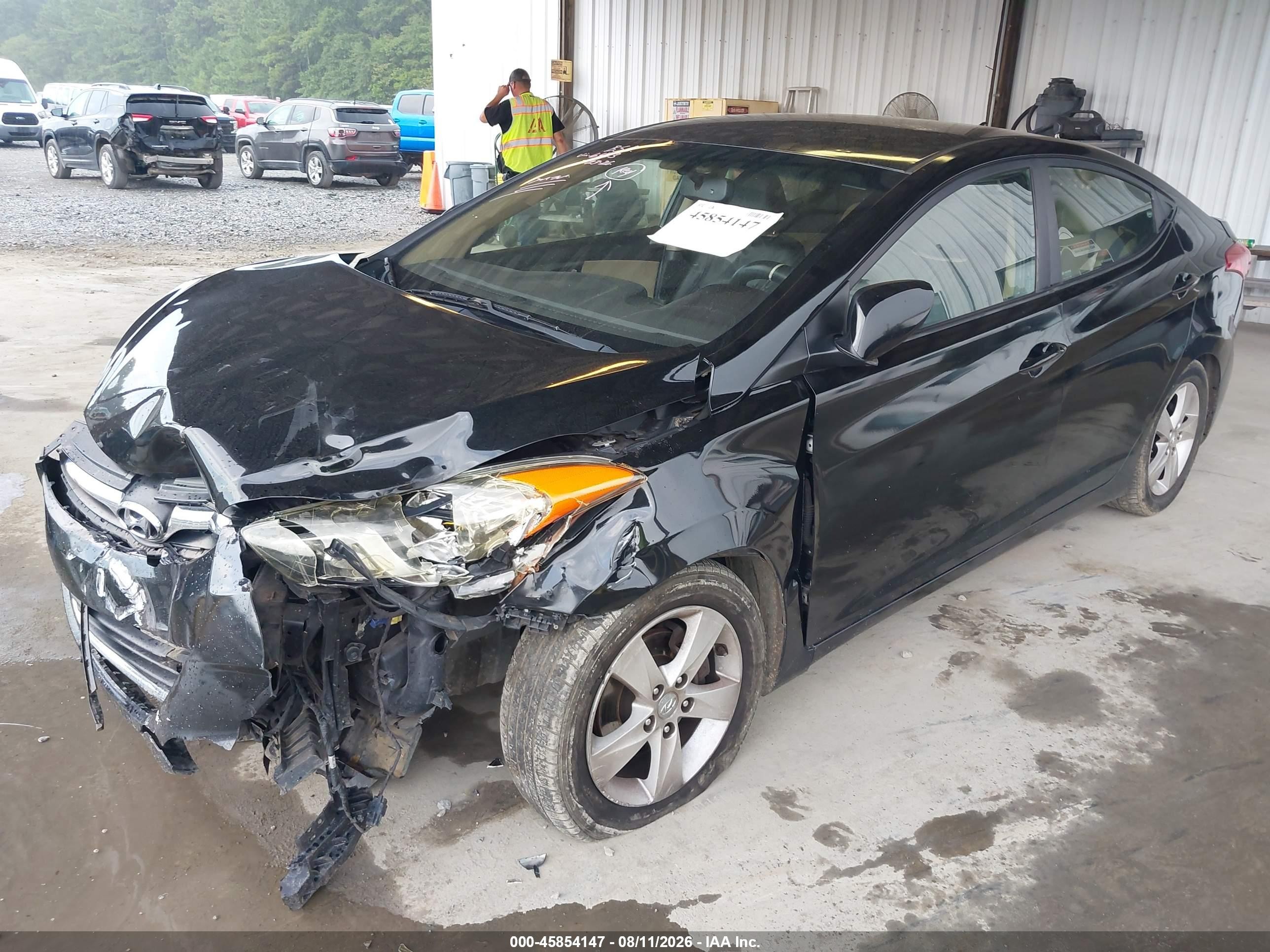 2012 Hyundai Elantra Gls (ulsan Plant) Black vin: KMHDH4AE5CU456483