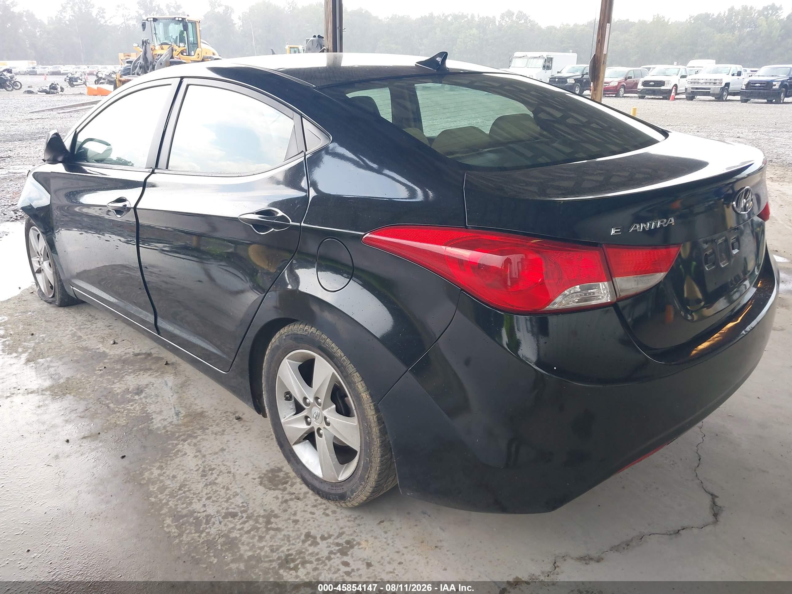 2012 Hyundai Elantra Gls (ulsan Plant) Black vin: KMHDH4AE5CU456483