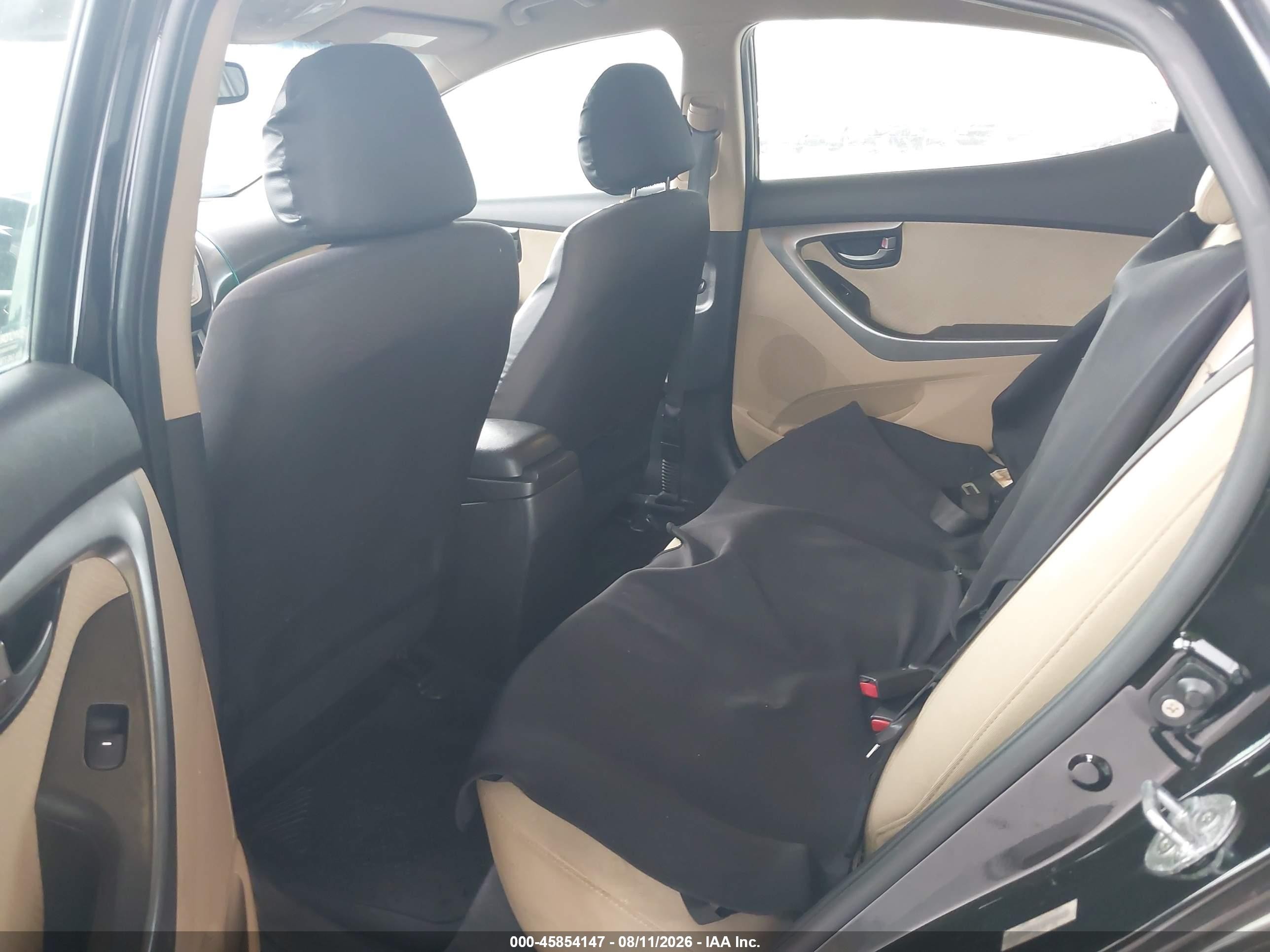 2012 Hyundai Elantra Gls (ulsan Plant) Black vin: KMHDH4AE5CU456483