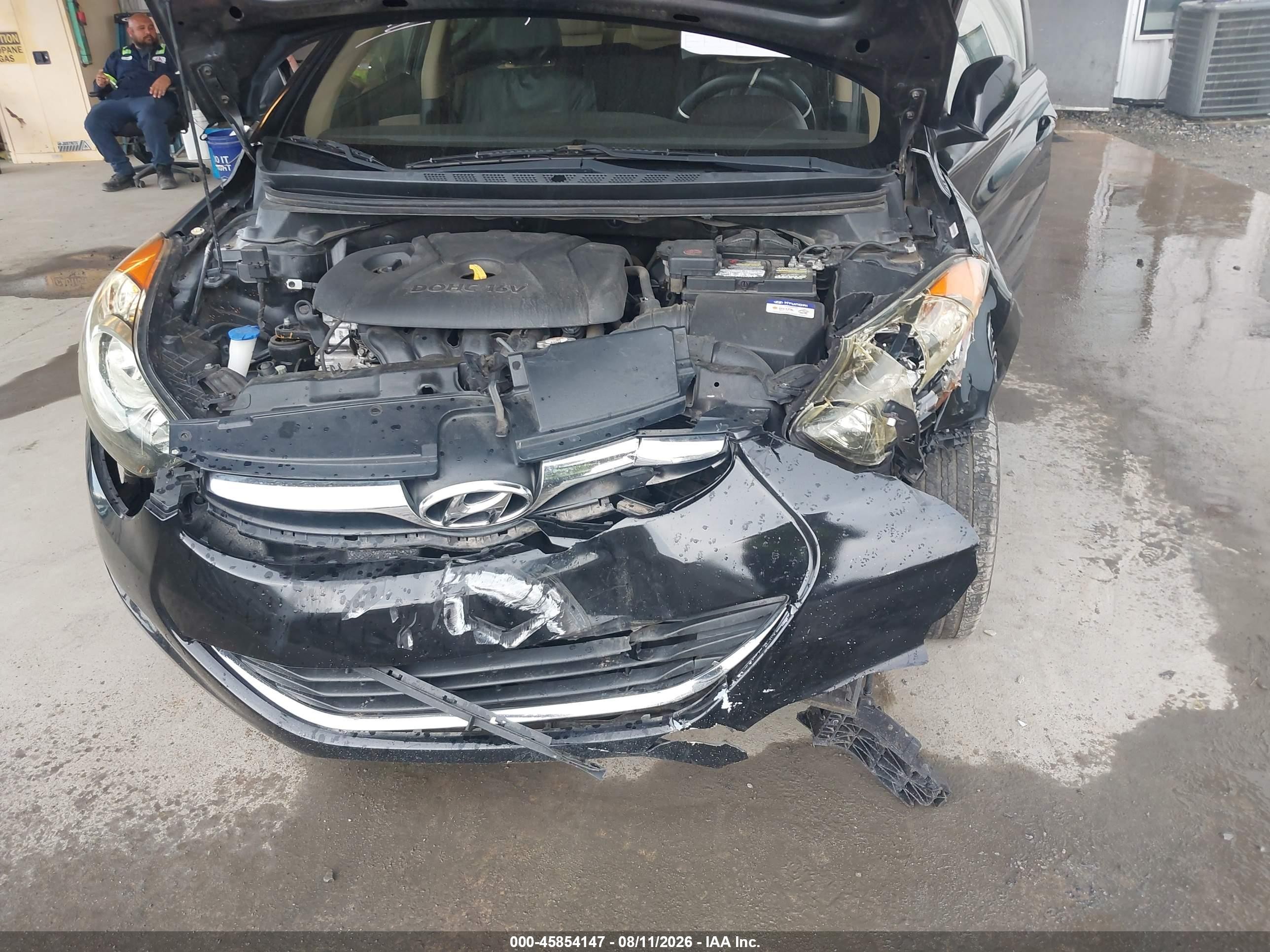 2012 Hyundai Elantra Gls (ulsan Plant) Black vin: KMHDH4AE5CU456483