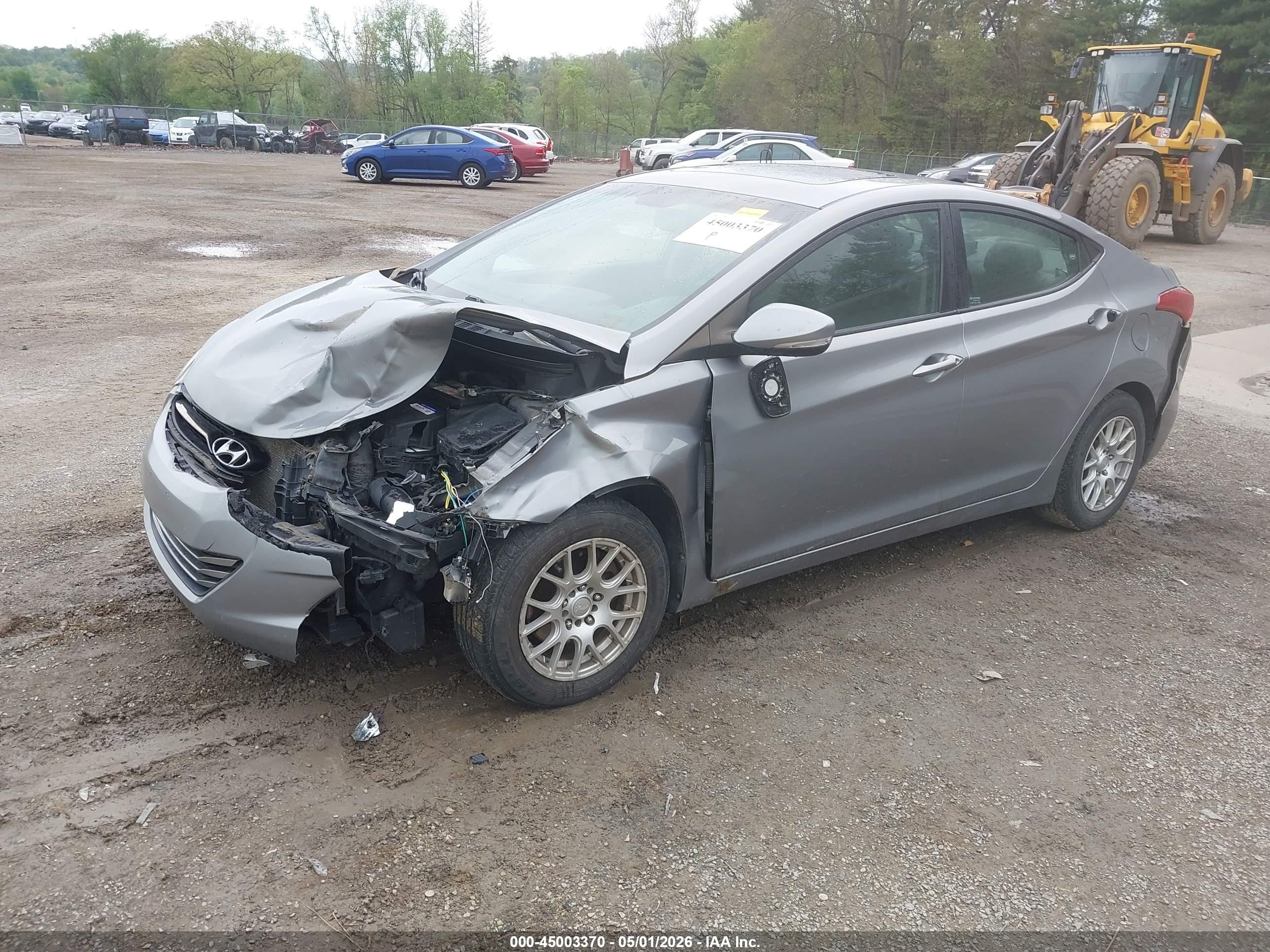 2012 Hyundai Elantra Limited (ulsan Plant) Gray vin: KMHDH4AE5CU458332