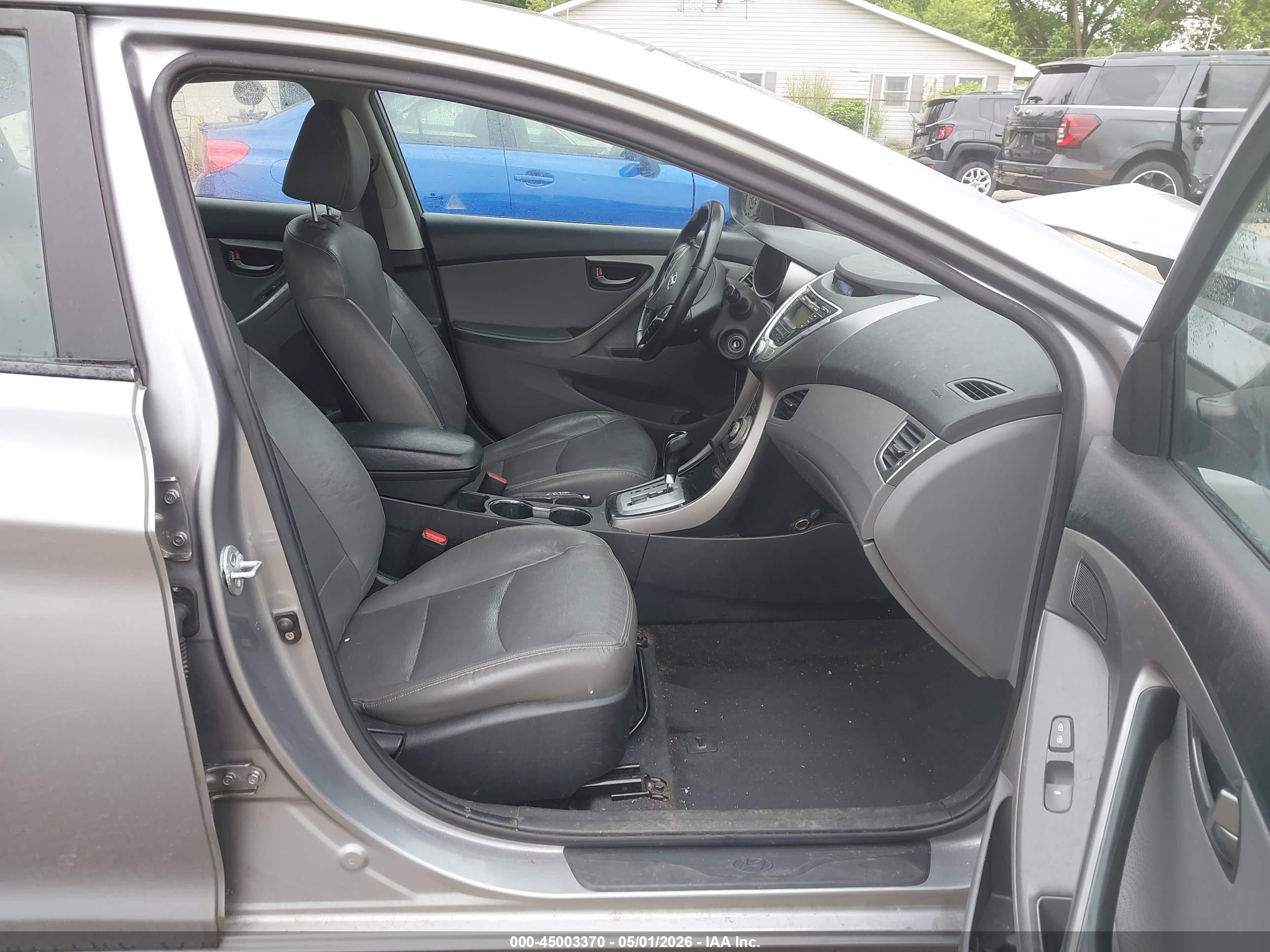 2012 Hyundai Elantra Limited (ulsan Plant) Gray vin: KMHDH4AE5CU458332