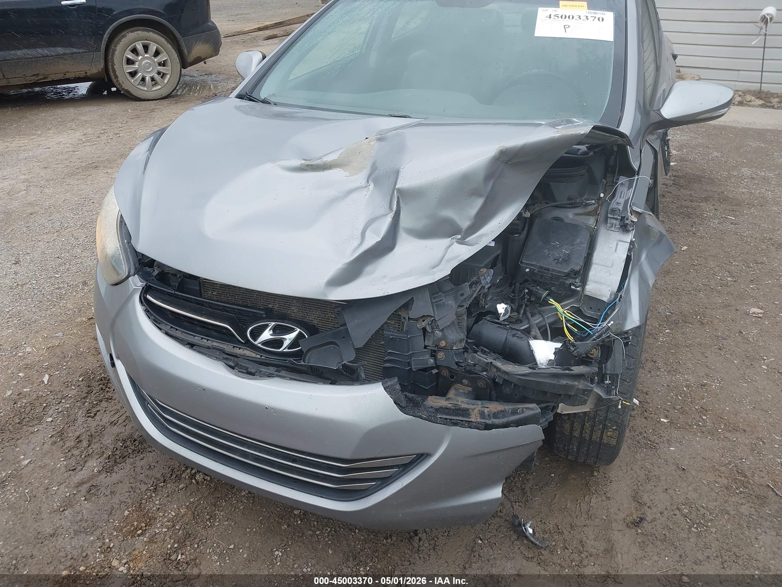 2012 Hyundai Elantra Limited (ulsan Plant) Gray vin: KMHDH4AE5CU458332