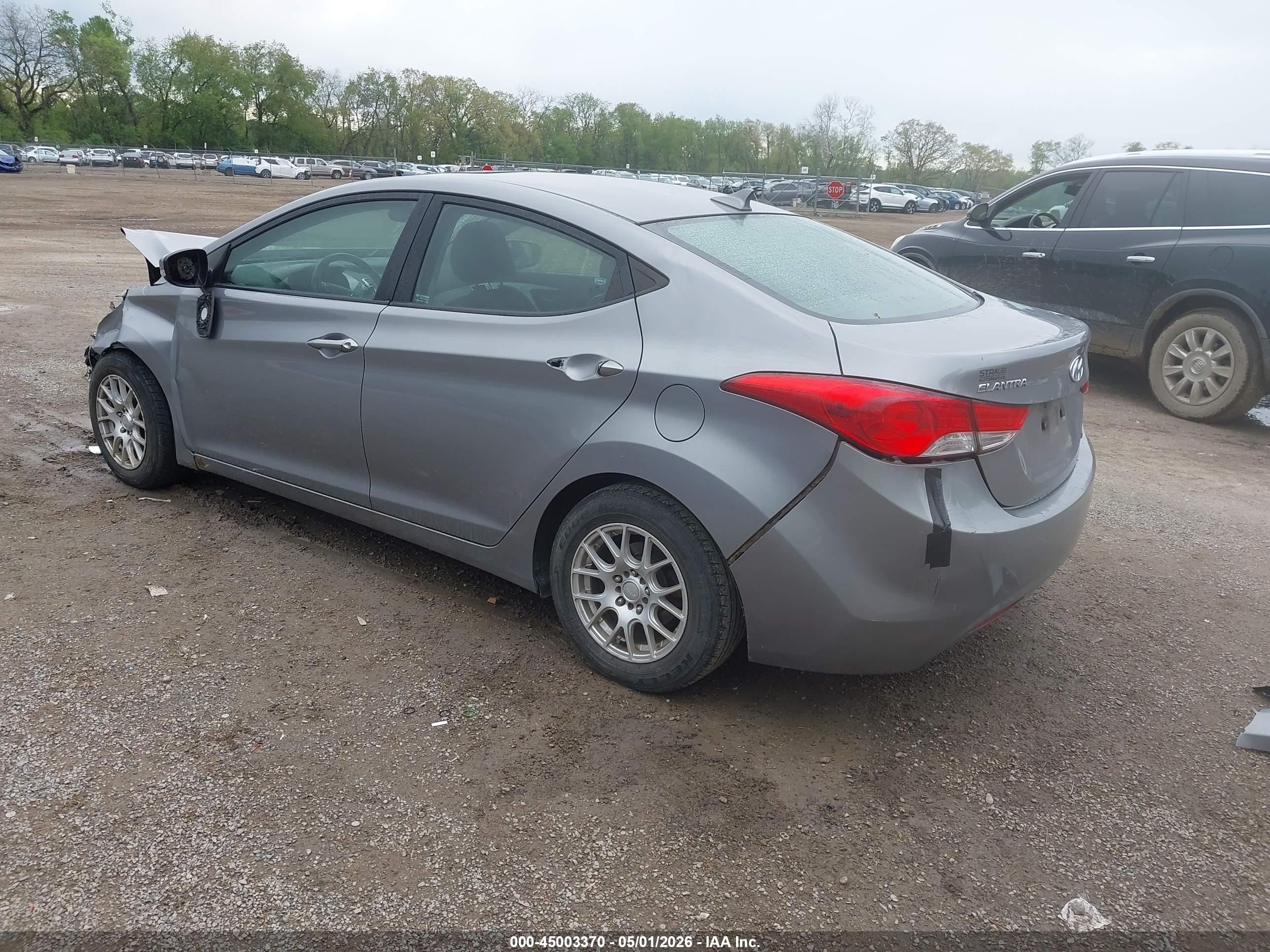 2012 Hyundai Elantra Limited (ulsan Plant) Gray vin: KMHDH4AE5CU458332