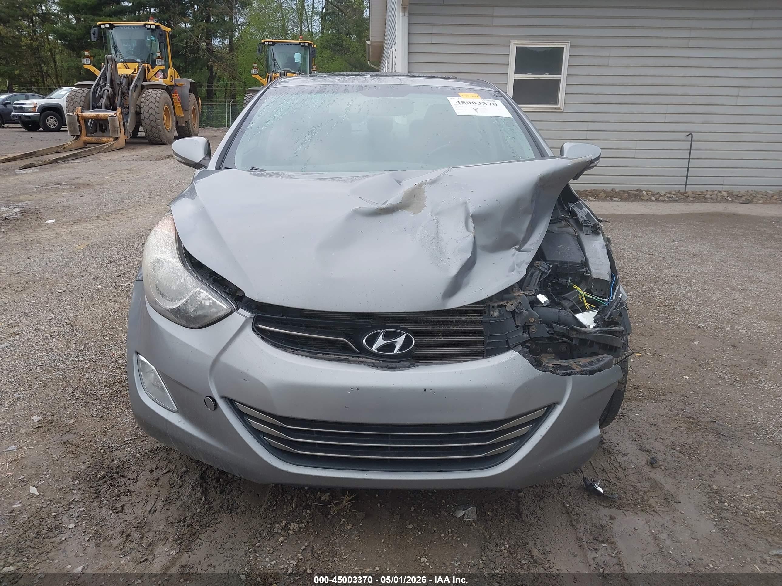 2012 Hyundai Elantra Limited (ulsan Plant) Gray vin: KMHDH4AE5CU458332