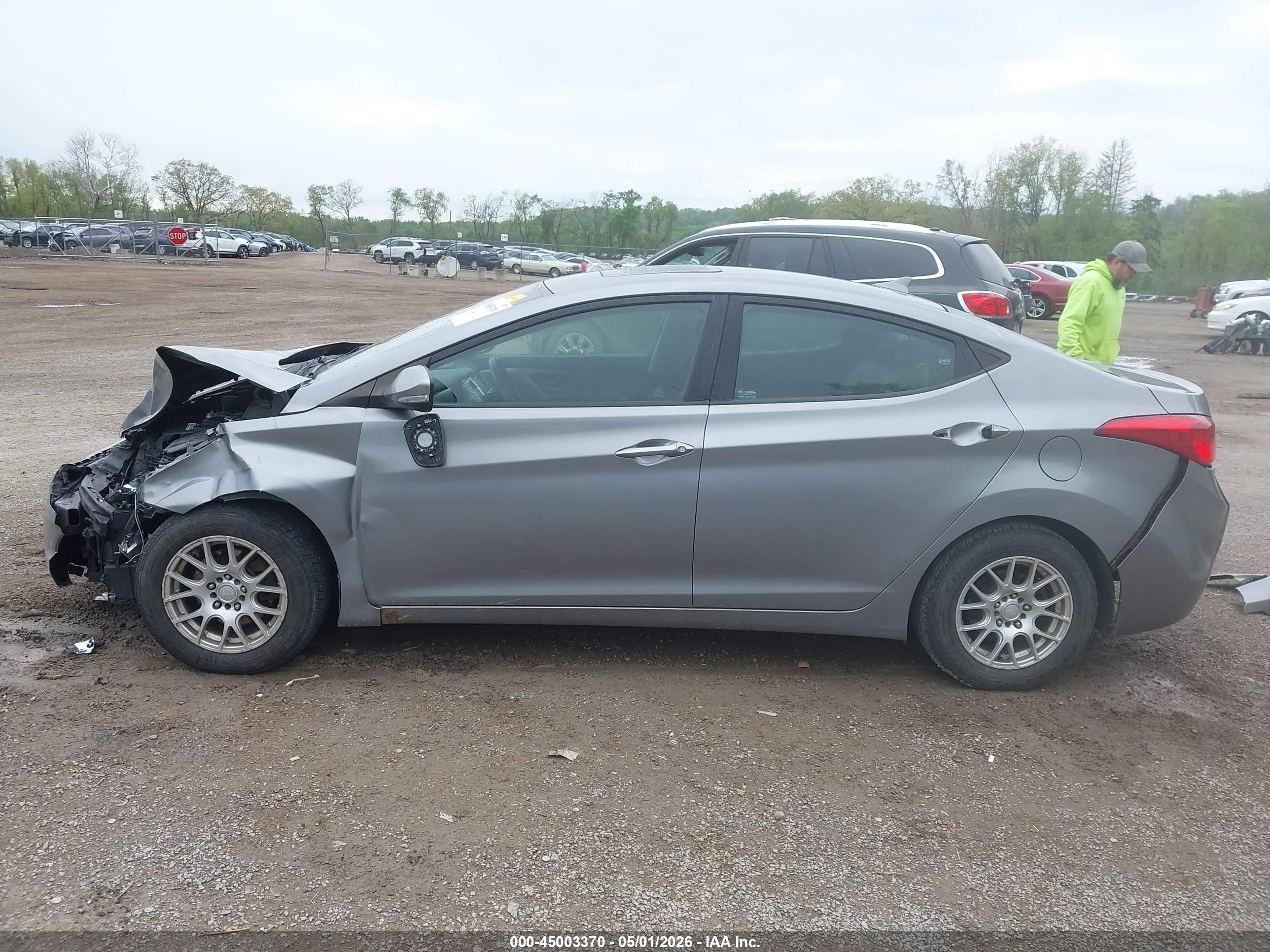 2012 Hyundai Elantra Limited (ulsan Plant) Gray vin: KMHDH4AE5CU458332