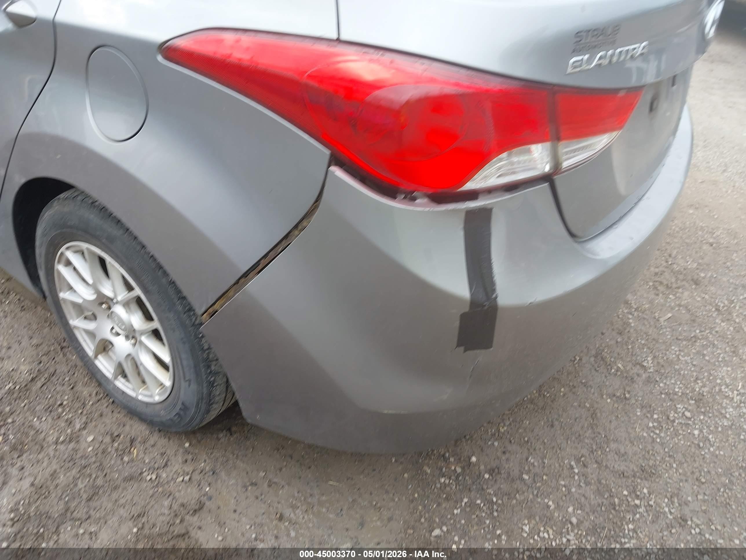 2012 Hyundai Elantra Limited (ulsan Plant) Gray vin: KMHDH4AE5CU458332