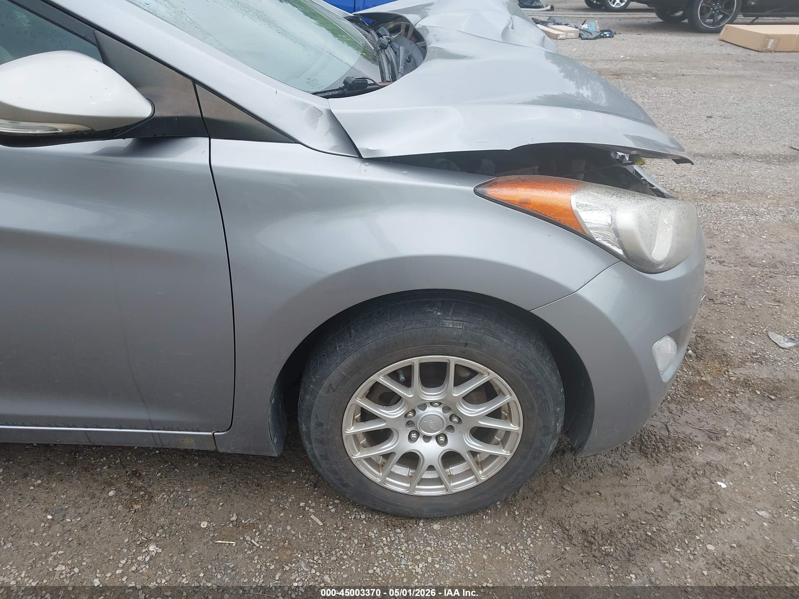 2012 Hyundai Elantra Limited (ulsan Plant) Gray vin: KMHDH4AE5CU458332