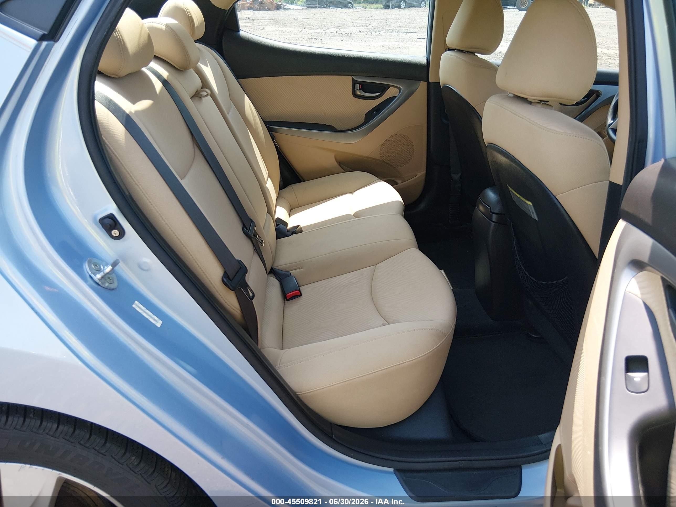 2012 Hyundai Elantra Gls (ulsan Plant) Light Blue vin: KMHDH4AE5CU461036