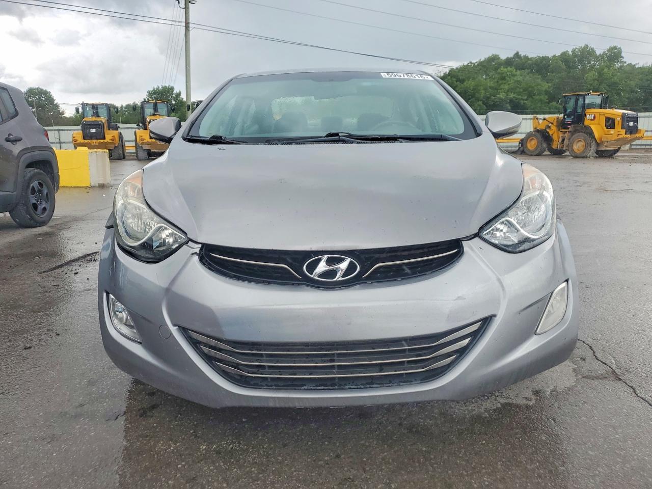 2012 Hyundai Elantra Limited Silver vin: KMHDH4AE5CU463630