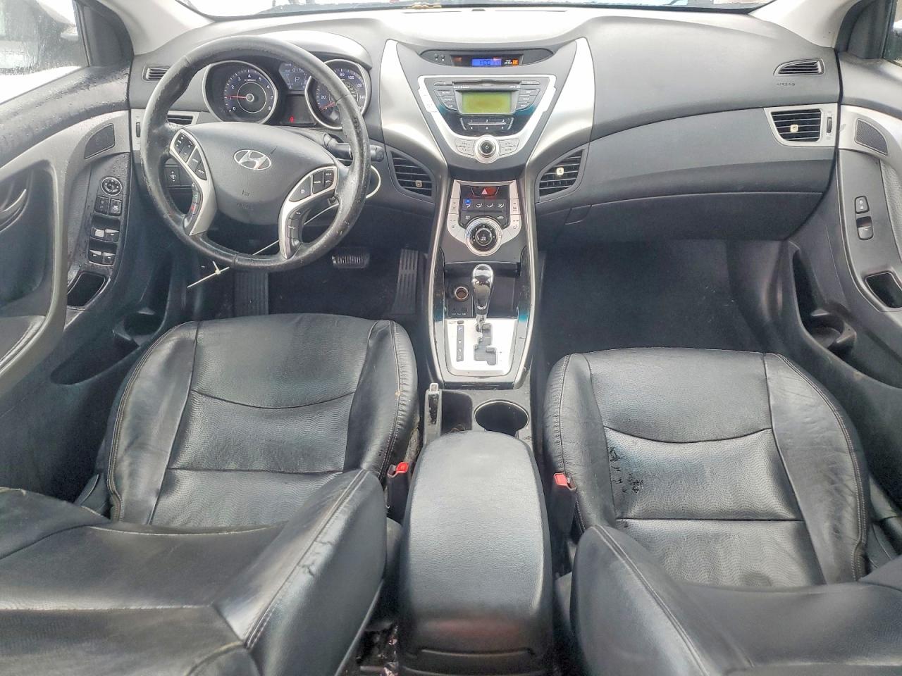 2012 Hyundai Elantra Limited Silver vin: KMHDH4AE5CU463630
