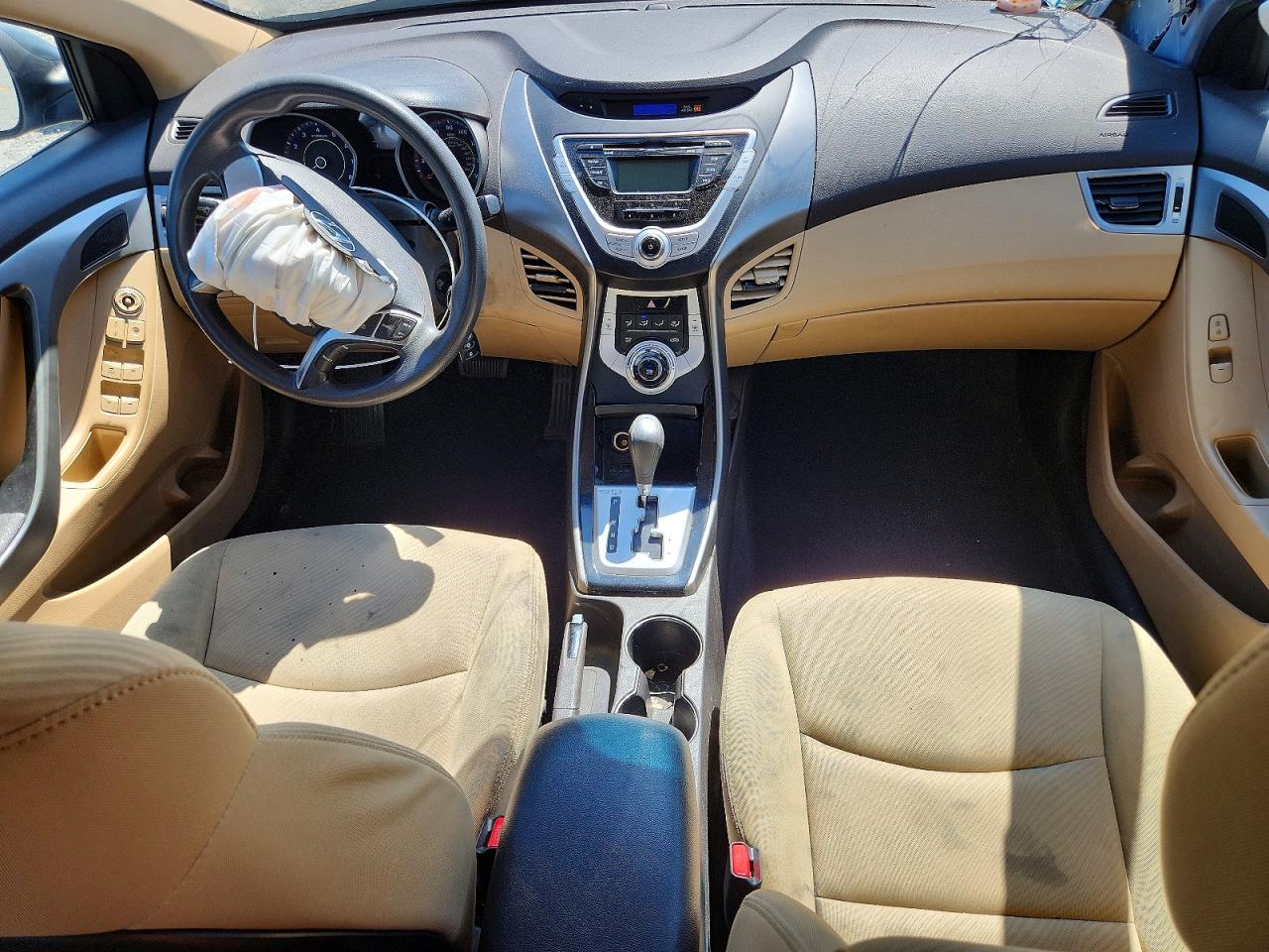 2012 Hyundai Elantra Gls Blue vin: KMHDH4AE5CU469590