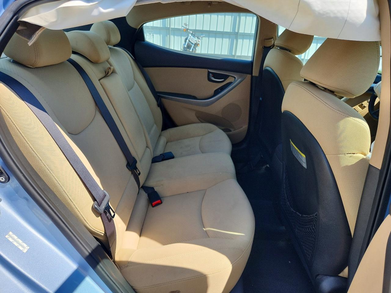 2012 Hyundai Elantra Gls Blue vin: KMHDH4AE5CU469590