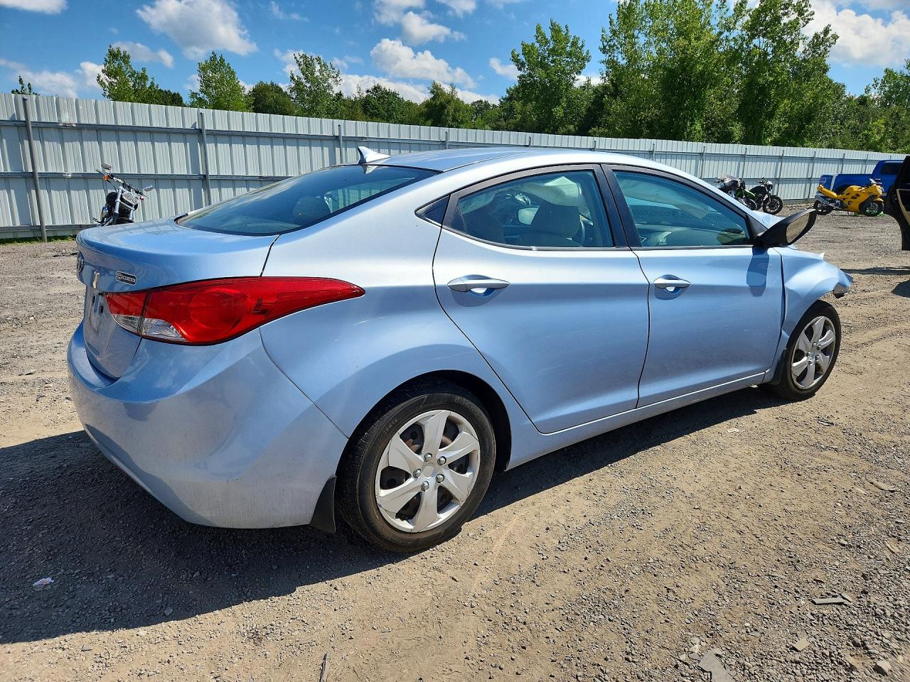 2012 Hyundai Elantra Gls Blue vin: KMHDH4AE5CU469590