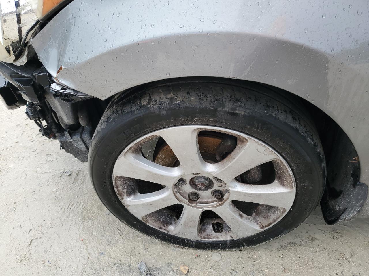 2012 Hyundai Elantra Limited Gray vin: KMHDH4AE5CU471887 Damage: Left Front Wheel, Curb Rash, > 12 Inches