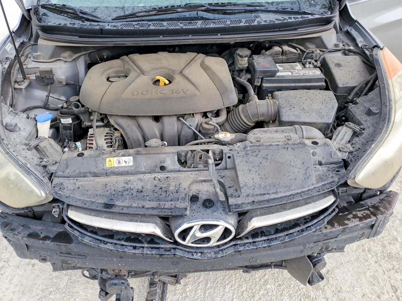 2012 Hyundai Elantra Limited Gray vin: KMHDH4AE5CU471887