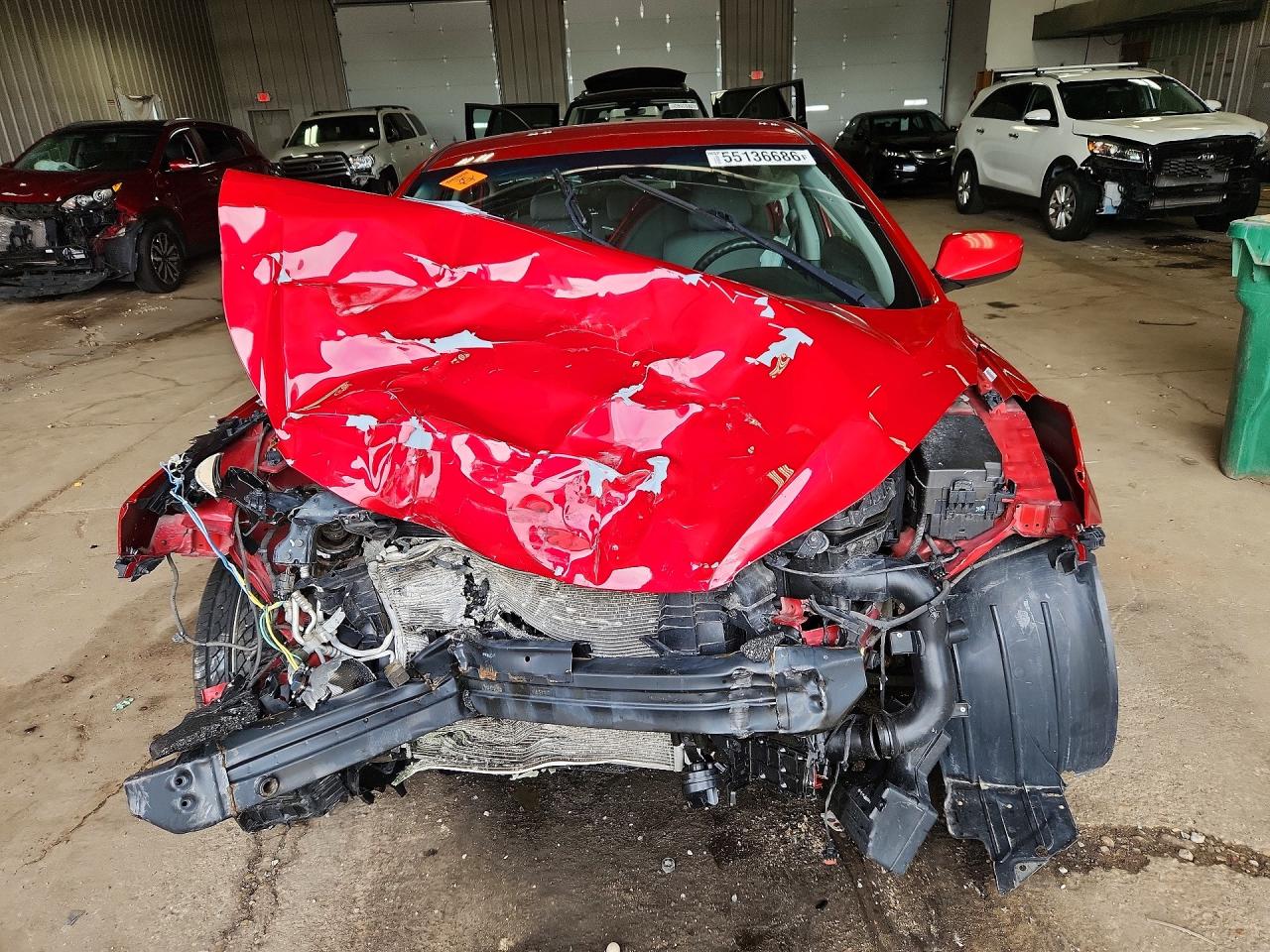 2013 Hyundai Elantra Gls Red vin: KMHDH4AE5DU001649