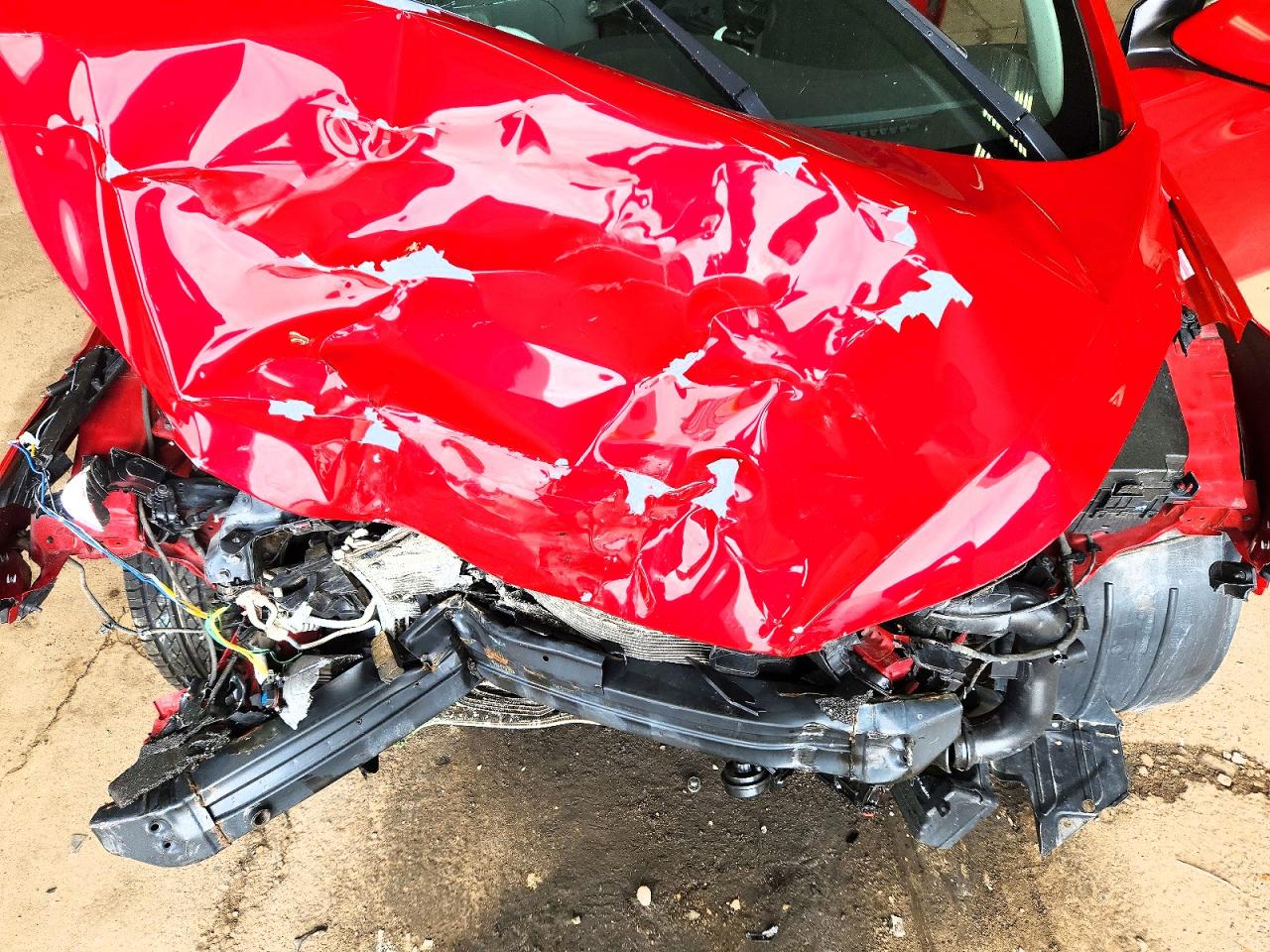 2013 Hyundai Elantra Gls Red vin: KMHDH4AE5DU001649
