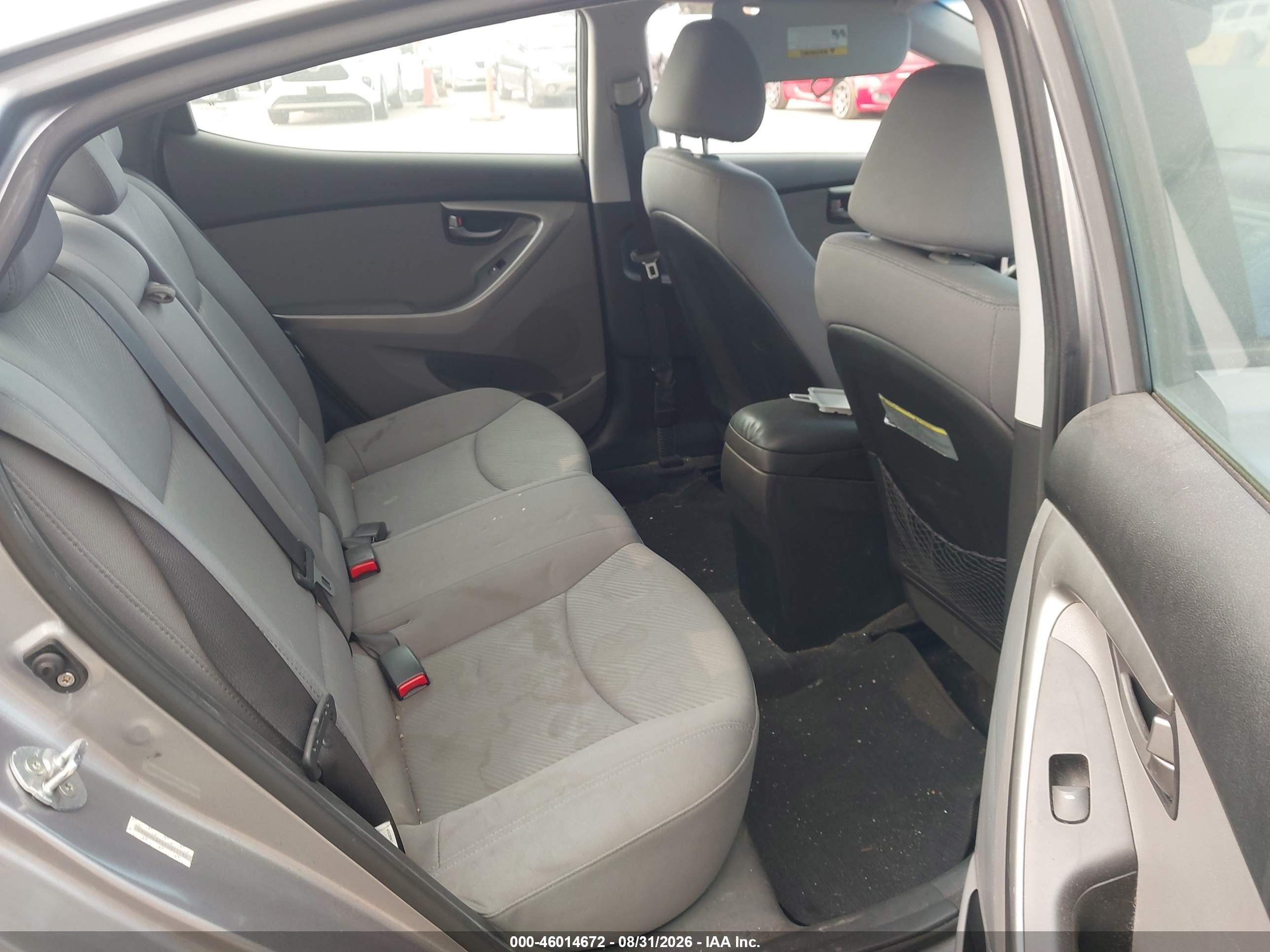 2013 Hyundai Elantra Gls Gray vin: KMHDH4AE5DU011730