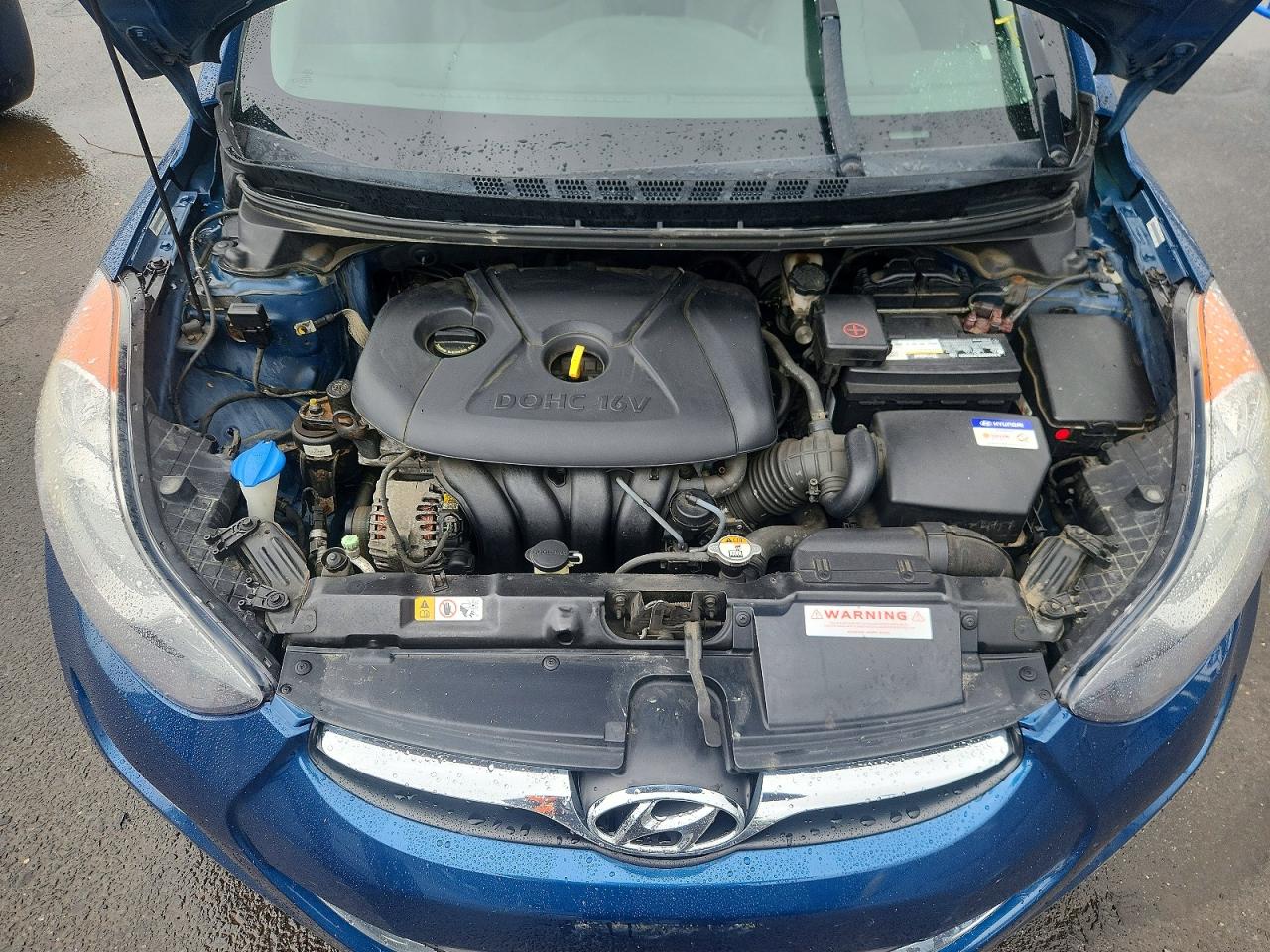2013 Hyundai Elantra Gls Blue vin: KMHDH4AE5DU013672
