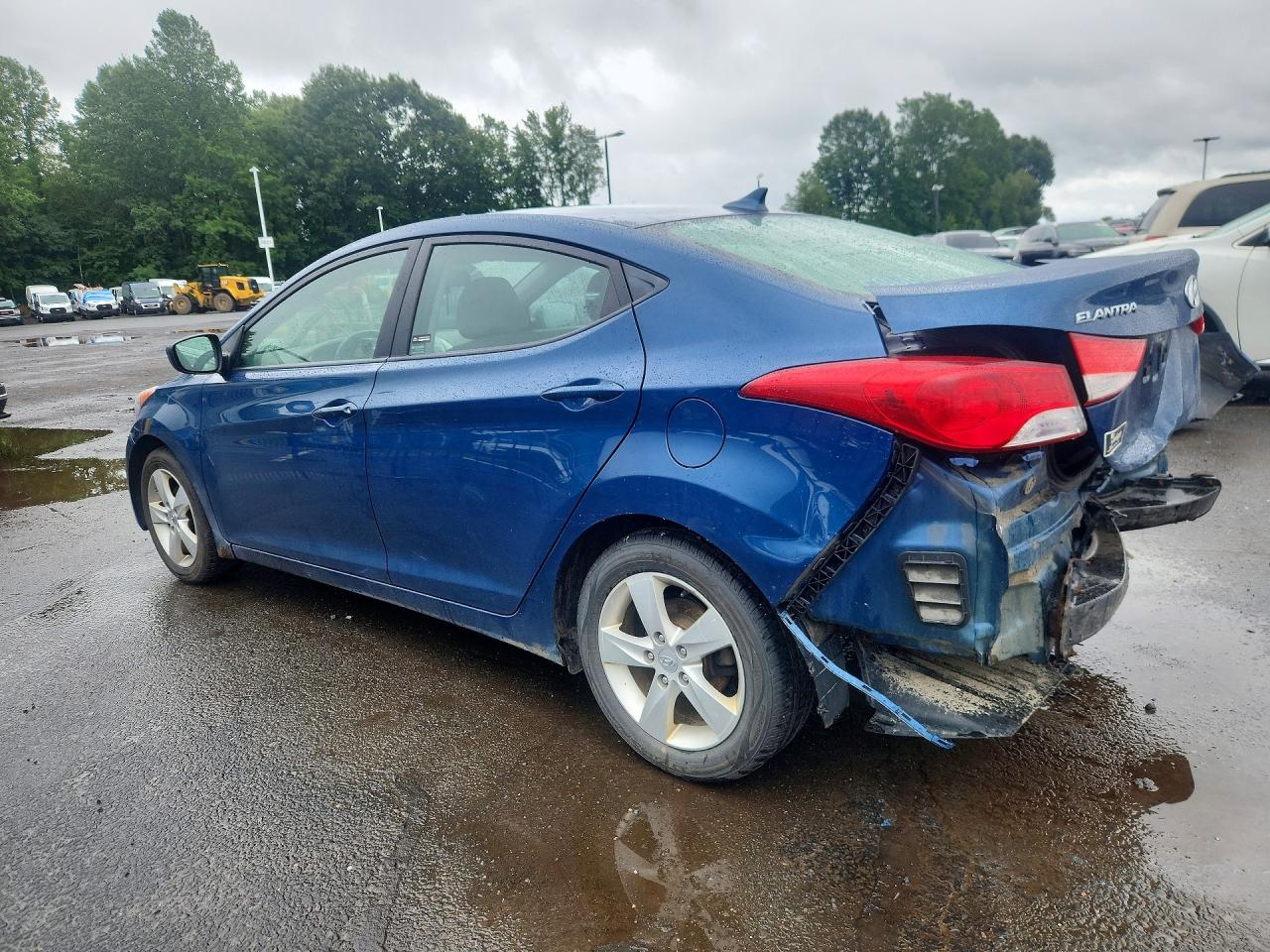 2013 Hyundai Elantra Gls Blue vin: KMHDH4AE5DU013672