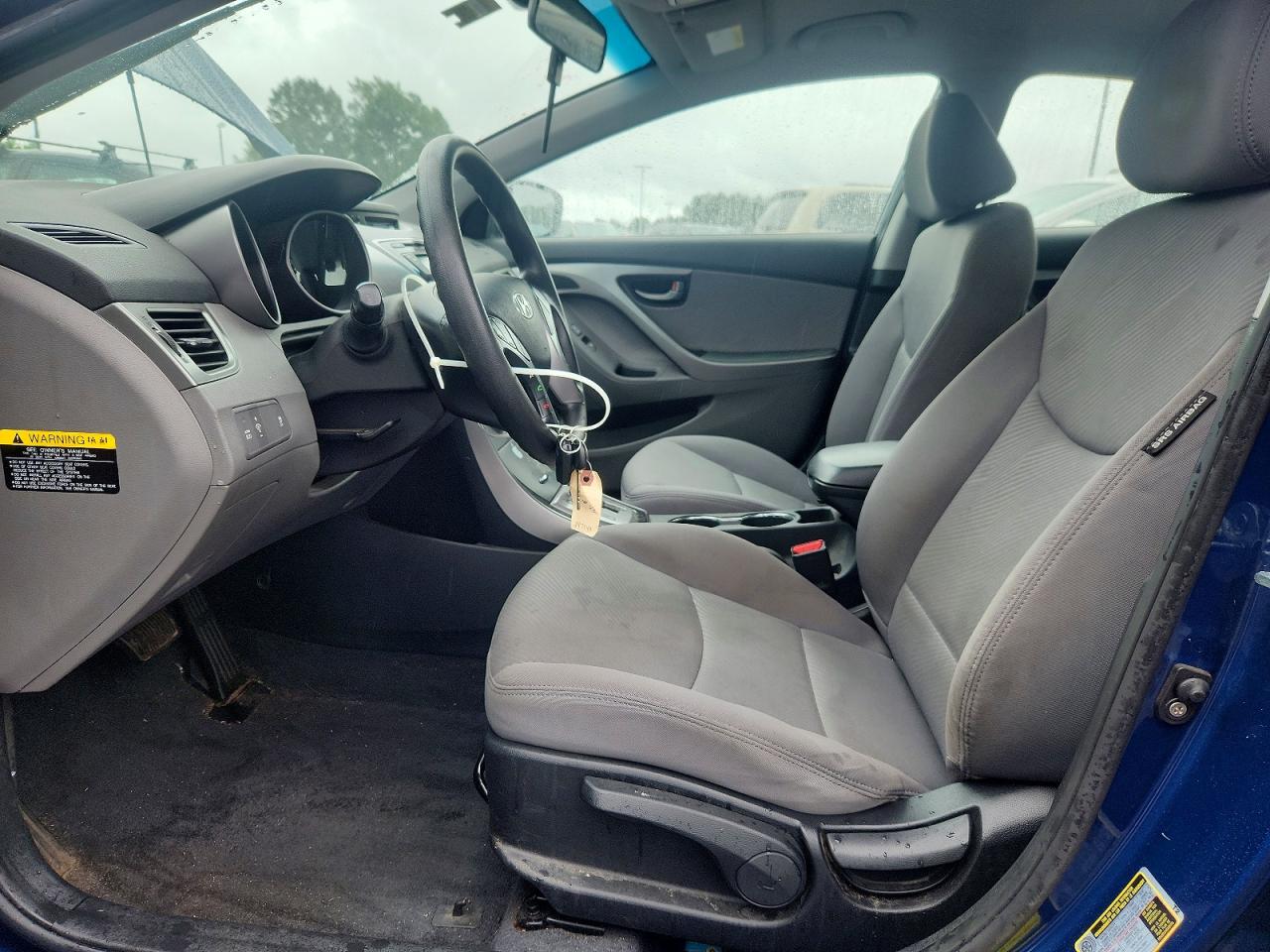 2013 Hyundai Elantra Gls Blue vin: KMHDH4AE5DU013672