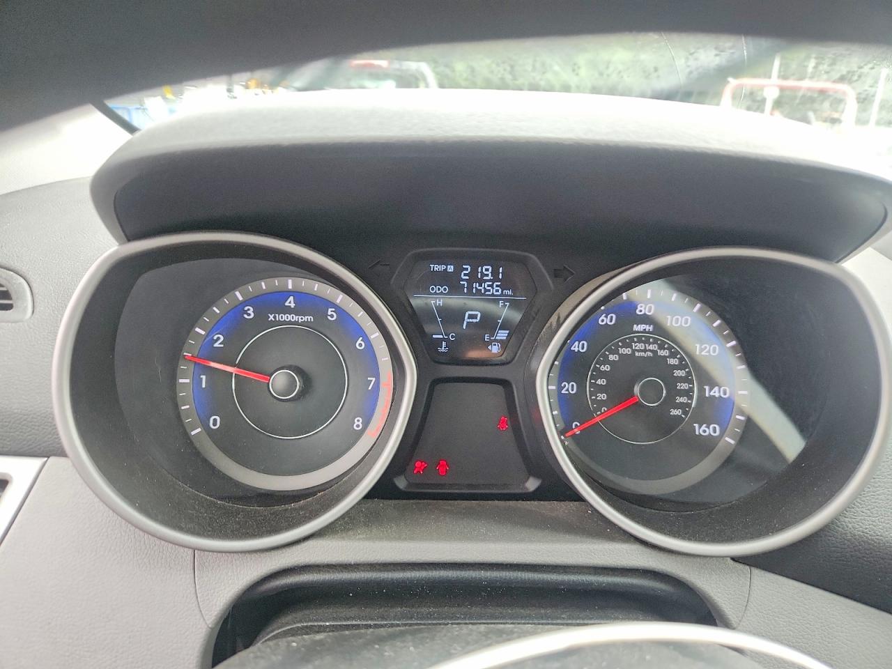2013 Hyundai Elantra Gls Blue vin: KMHDH4AE5DU013672