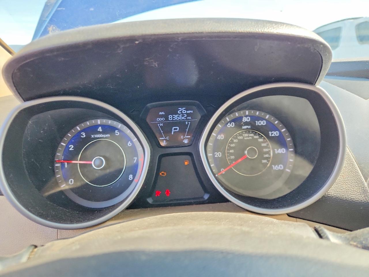 2013 Hyundai Elantra Gls Blue vin: KMHDH4AE5DU491252
