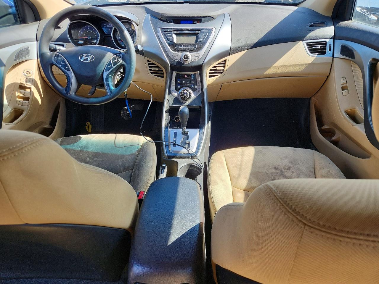 2013 Hyundai Elantra Gls Blue vin: KMHDH4AE5DU491252