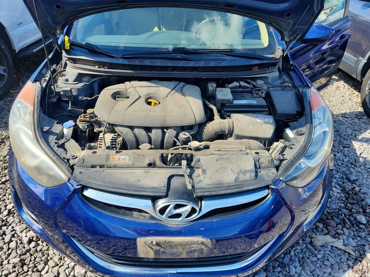 2013 Hyundai Elantra Gls Blue vin: KMHDH4AE5DU491252