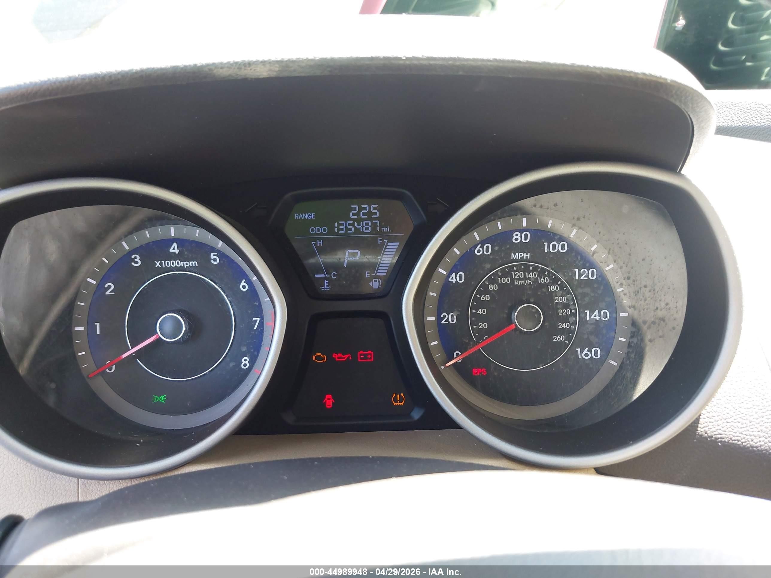 2013 Hyundai Elantra Limited Black vin: KMHDH4AE5DU494880