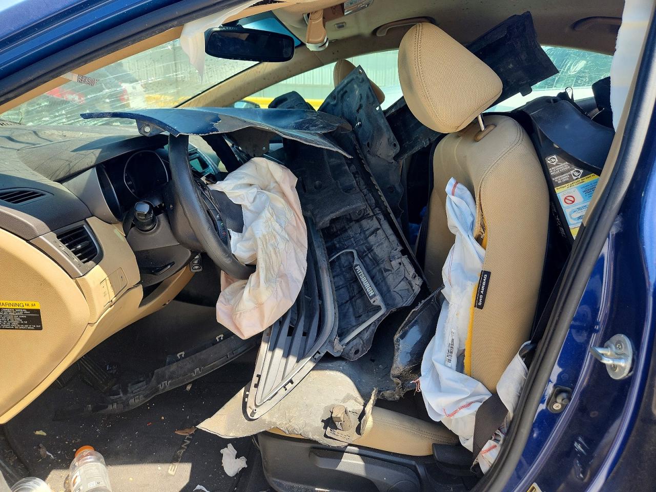 2013 Hyundai Elantra Gls Blue vin: KMHDH4AE5DU527795