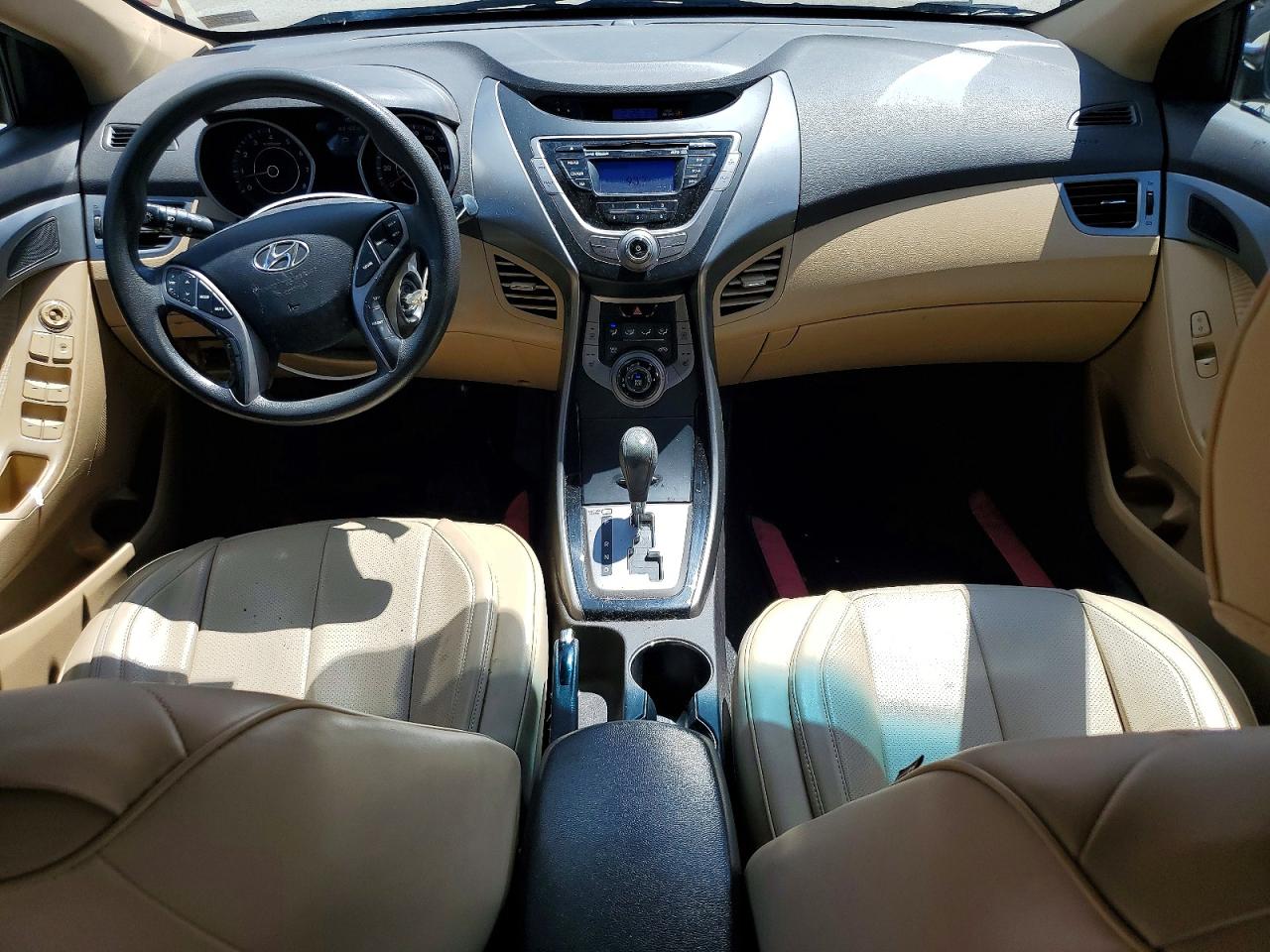2013 Hyundai Elantra Gls Red vin: KMHDH4AE5DU534178