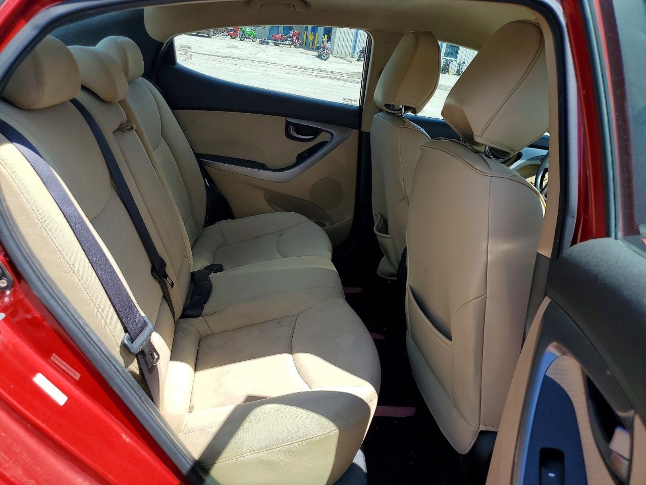 2013 Hyundai Elantra Gls Red vin: KMHDH4AE5DU534178