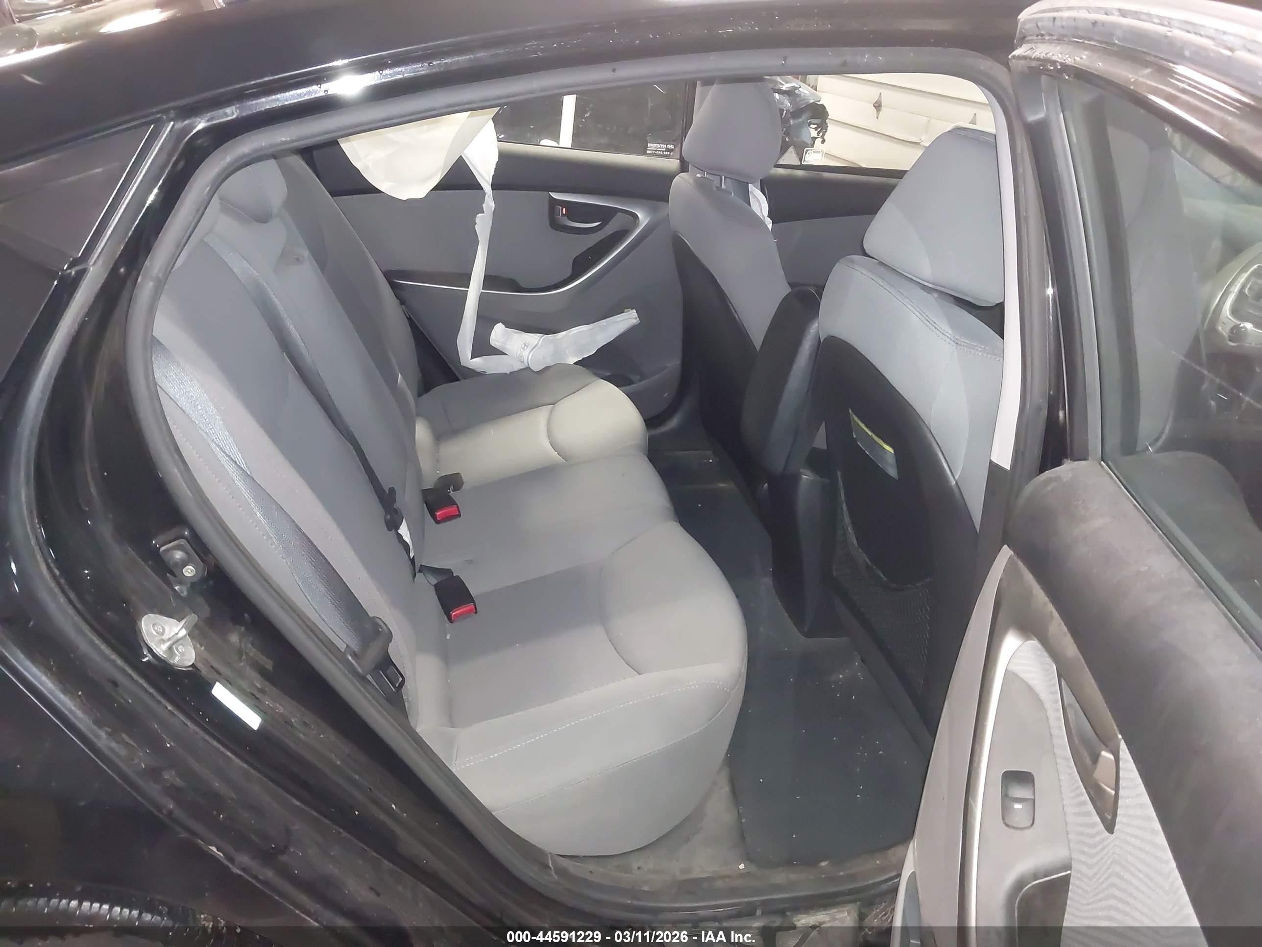 2013 Hyundai Elantra Gls/limited Black vin: KMHDH4AE5DU534956