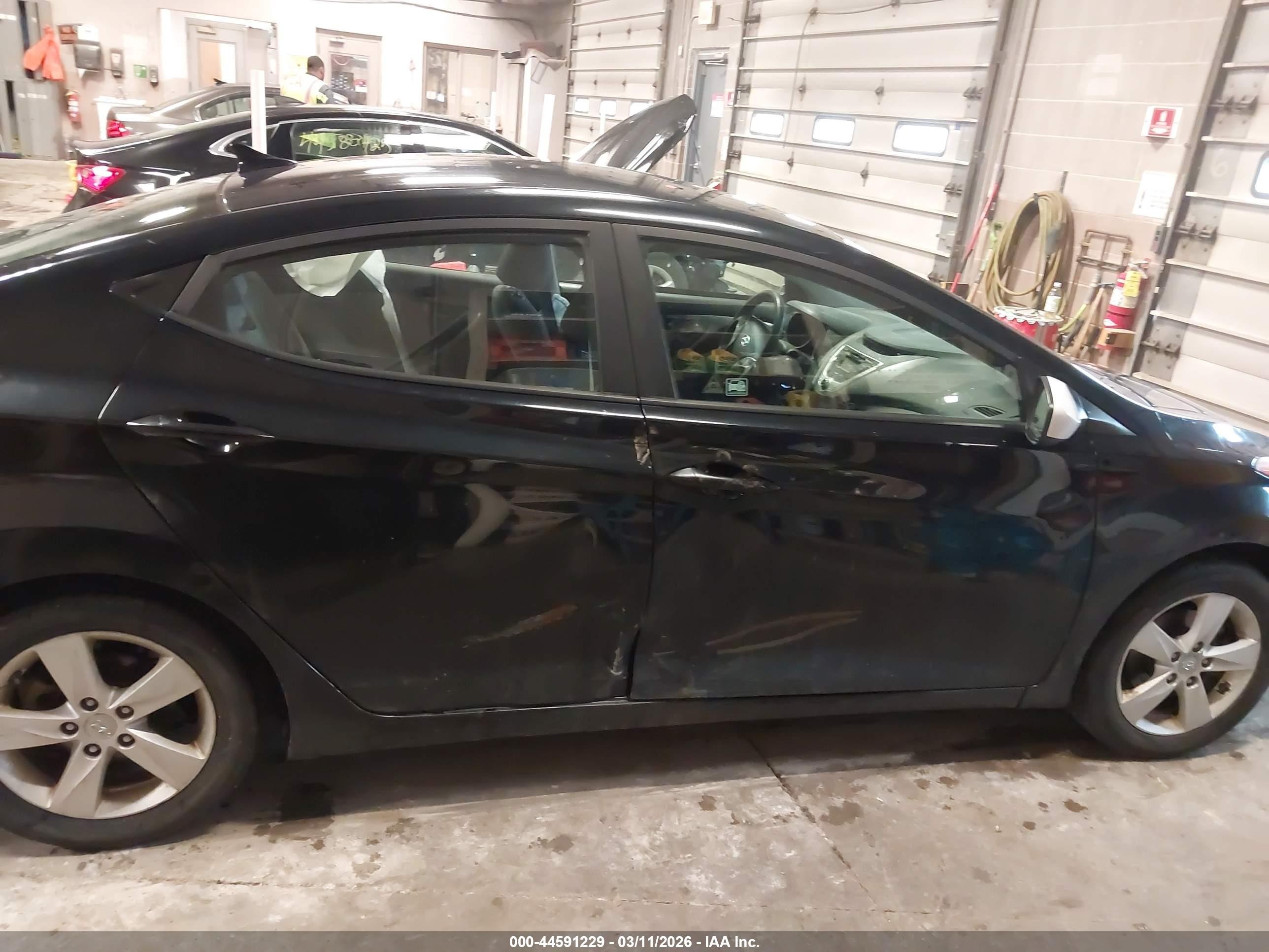 2013 Hyundai Elantra Gls/limited Black vin: KMHDH4AE5DU534956