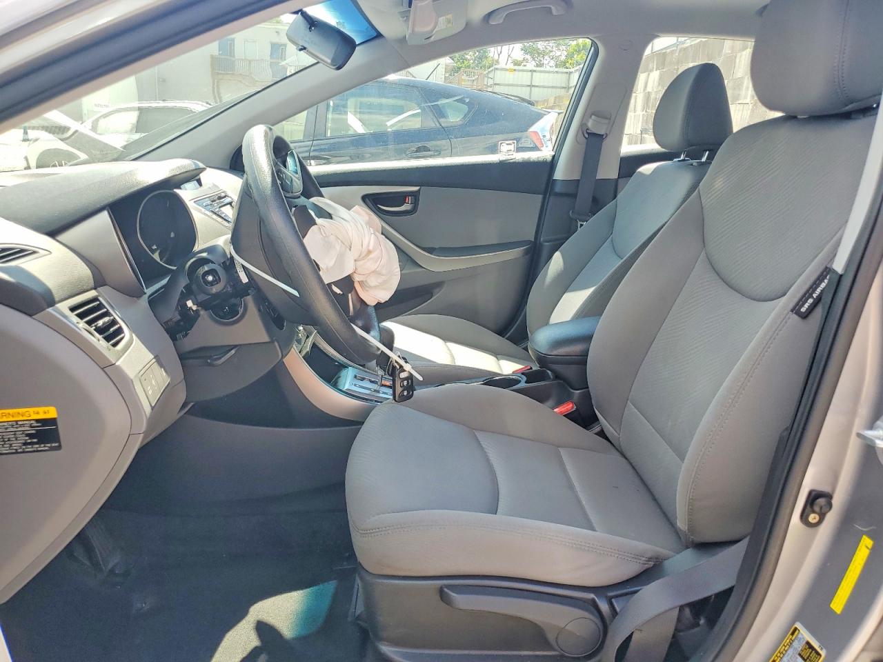 2013 Hyundai Elantra Gls Gray vin: KMHDH4AE5DU543138