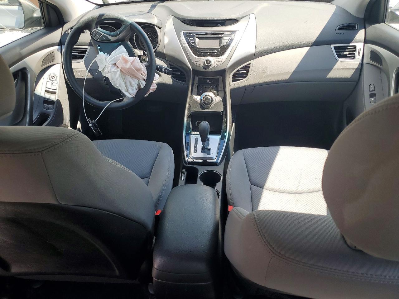 2013 Hyundai Elantra Gls Gray vin: KMHDH4AE5DU543138