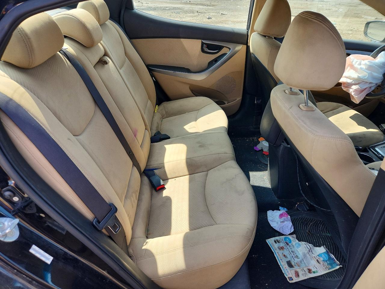 2013 Hyundai Elantra Gls Gray vin: KMHDH4AE5DU561767