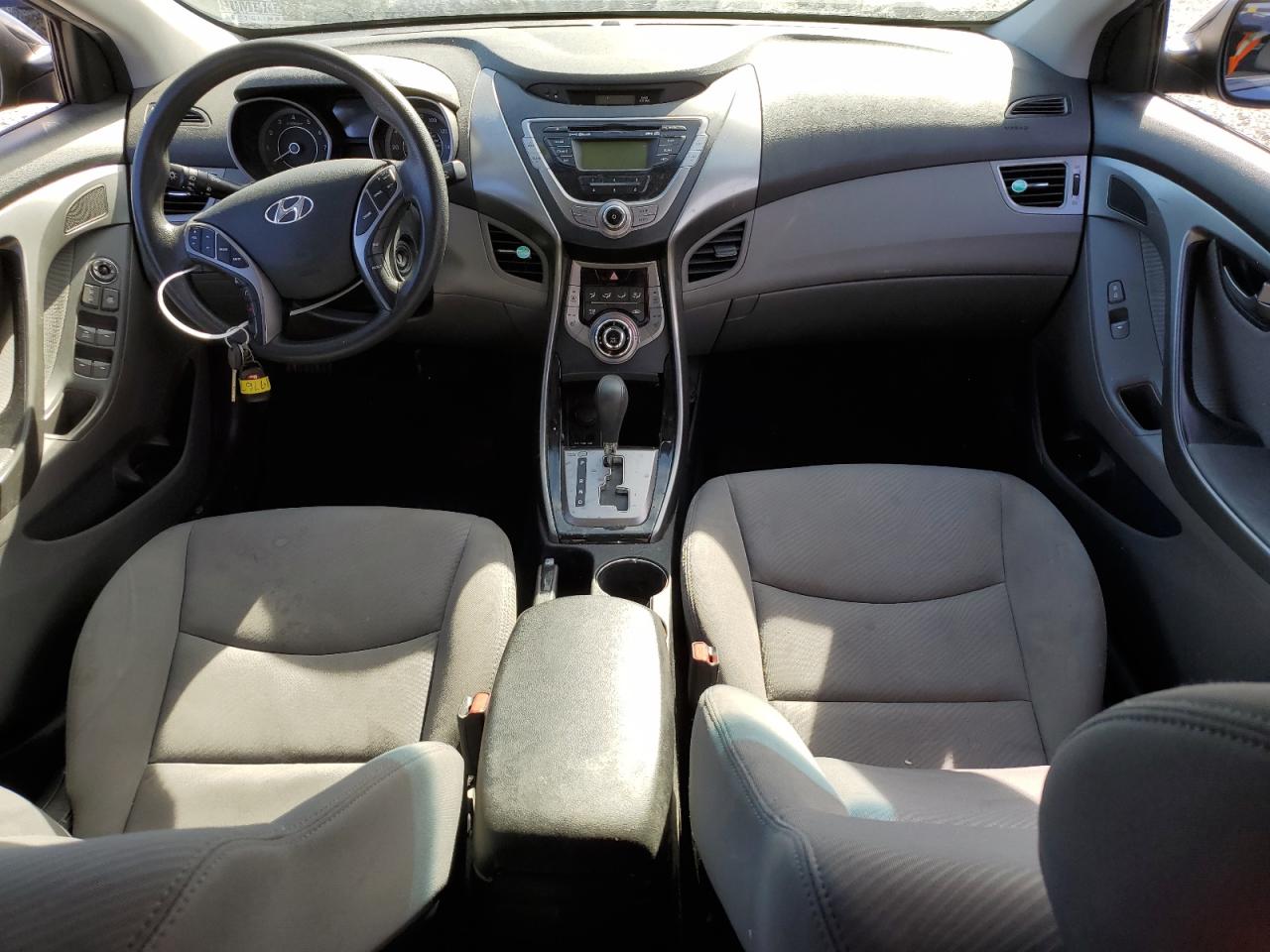 2013 Hyundai Elantra Gls Black vin: KMHDH4AE5DU577614