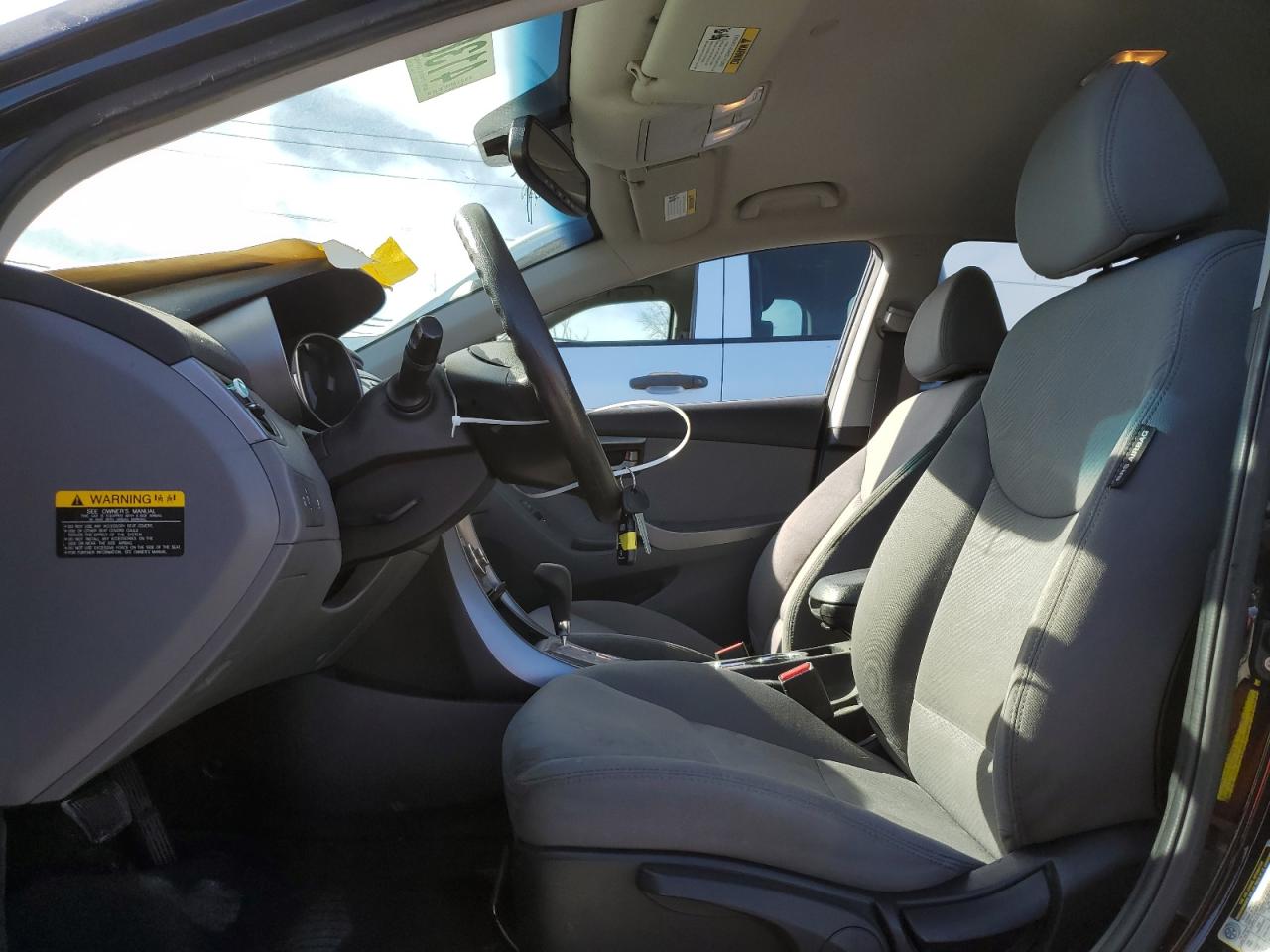 2013 Hyundai Elantra Gls Black vin: KMHDH4AE5DU577614