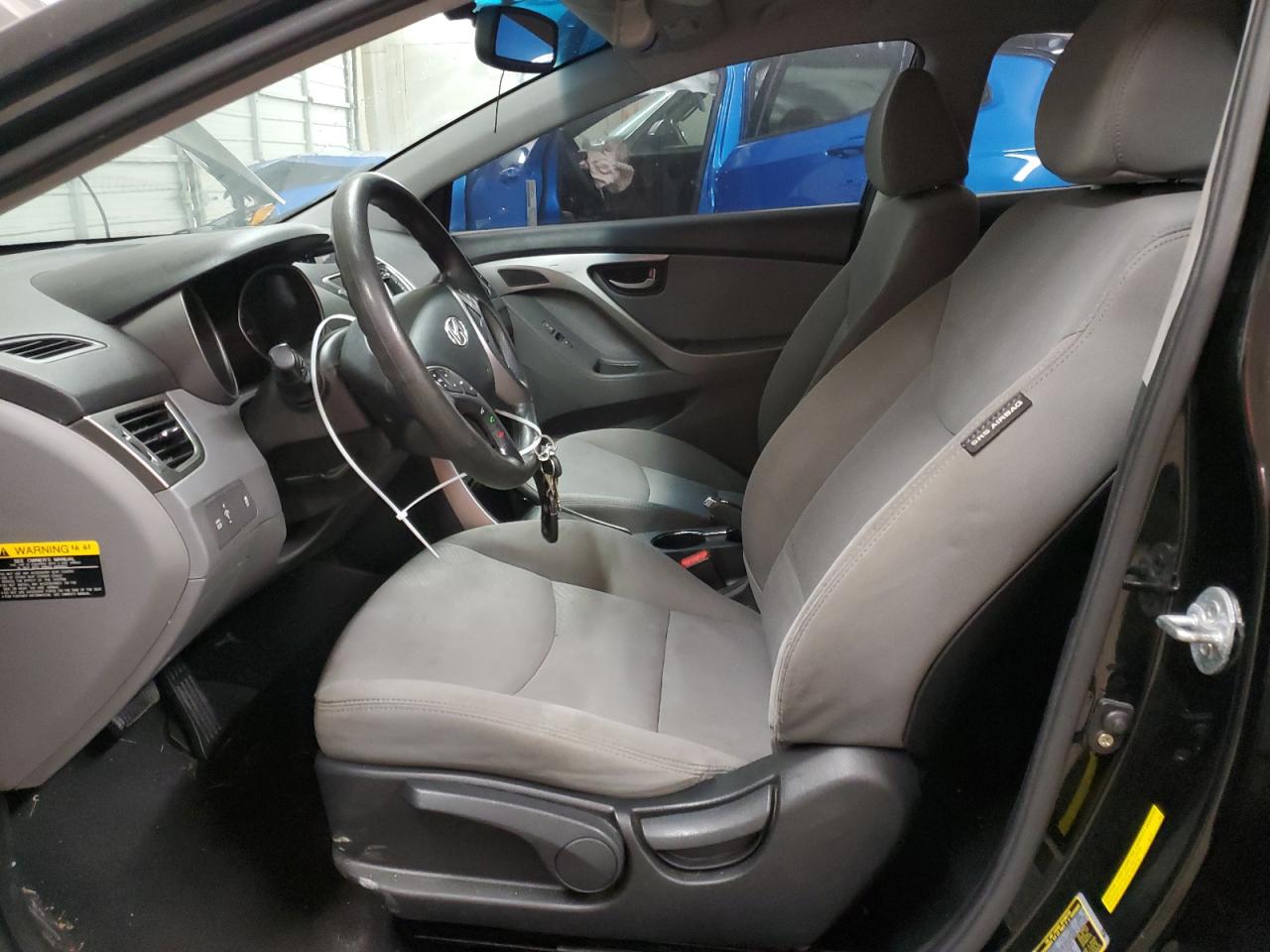 2013 Hyundai Elantra Gls Black vin: KMHDH4AE5DU577614