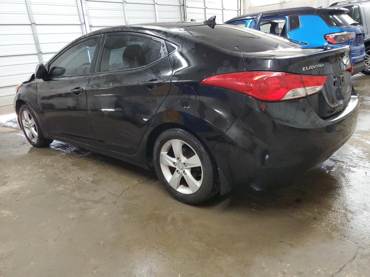 2013 Hyundai Elantra Gls Black vin: KMHDH4AE5DU577614