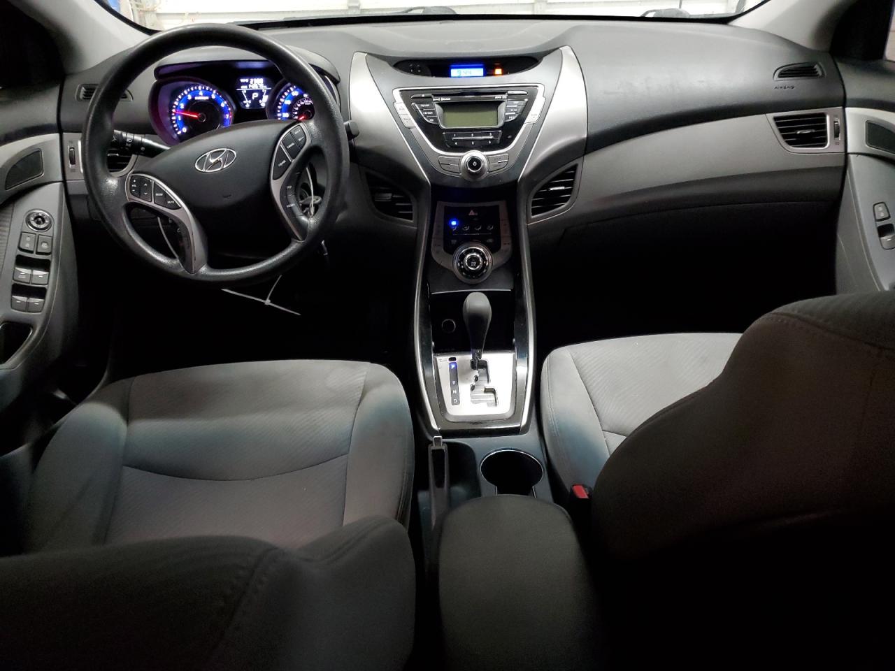 2013 Hyundai Elantra Gls Black vin: KMHDH4AE5DU577614