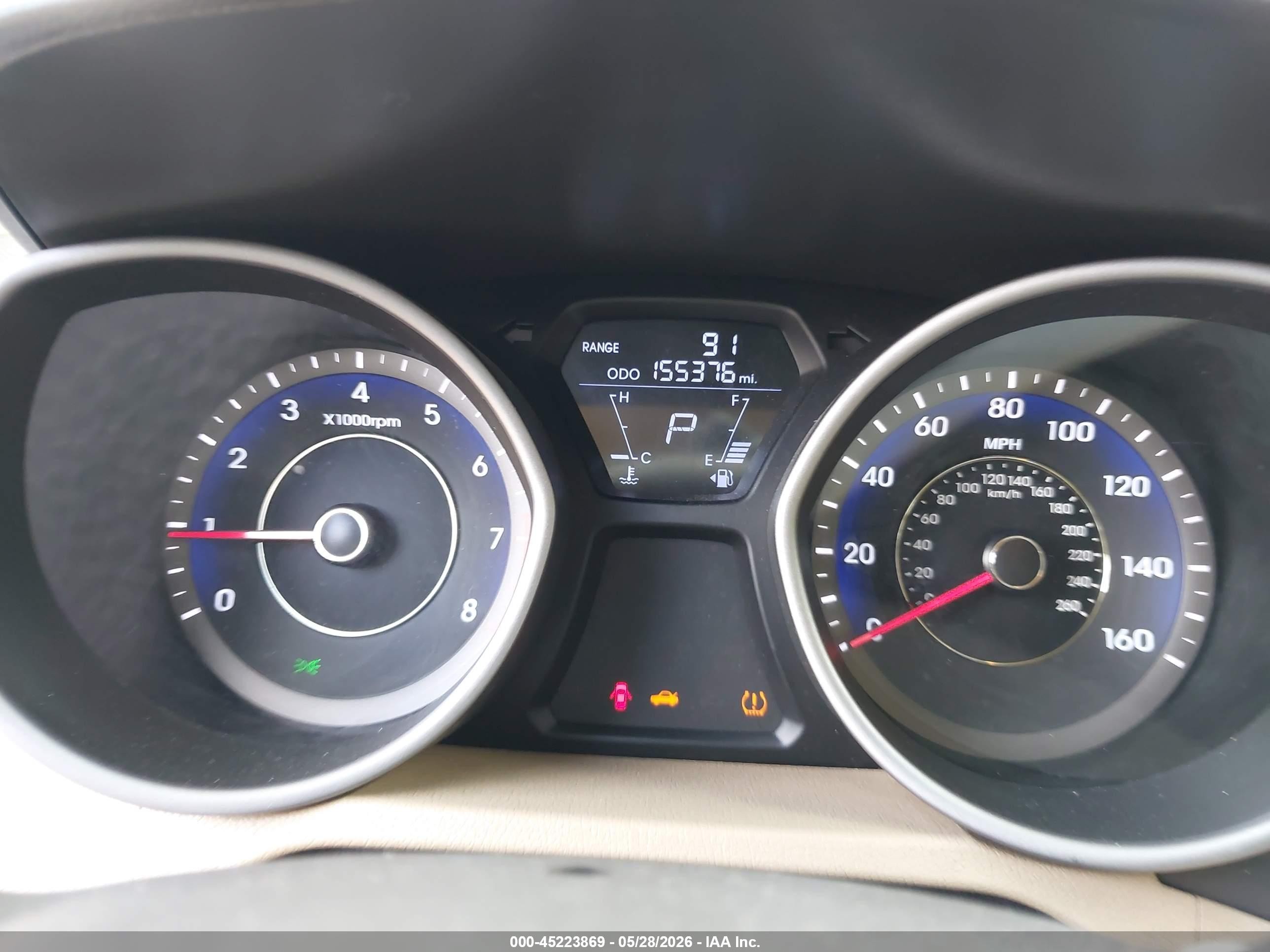 2013 Hyundai Elantra Limited Light Blue vin: KMHDH4AE5DU596311