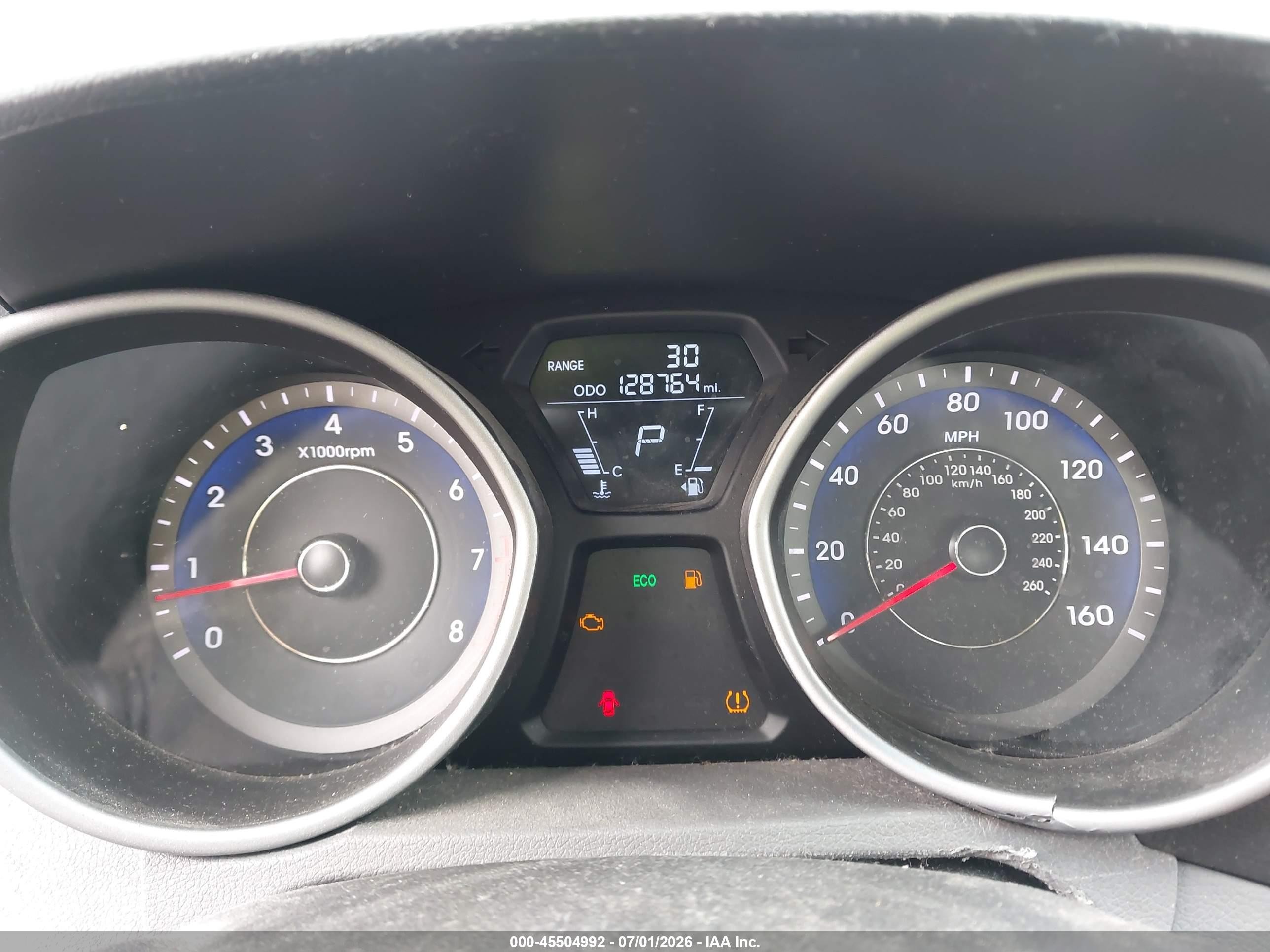 2013 Hyundai Elantra Gls Silver vin: KMHDH4AE5DU609204