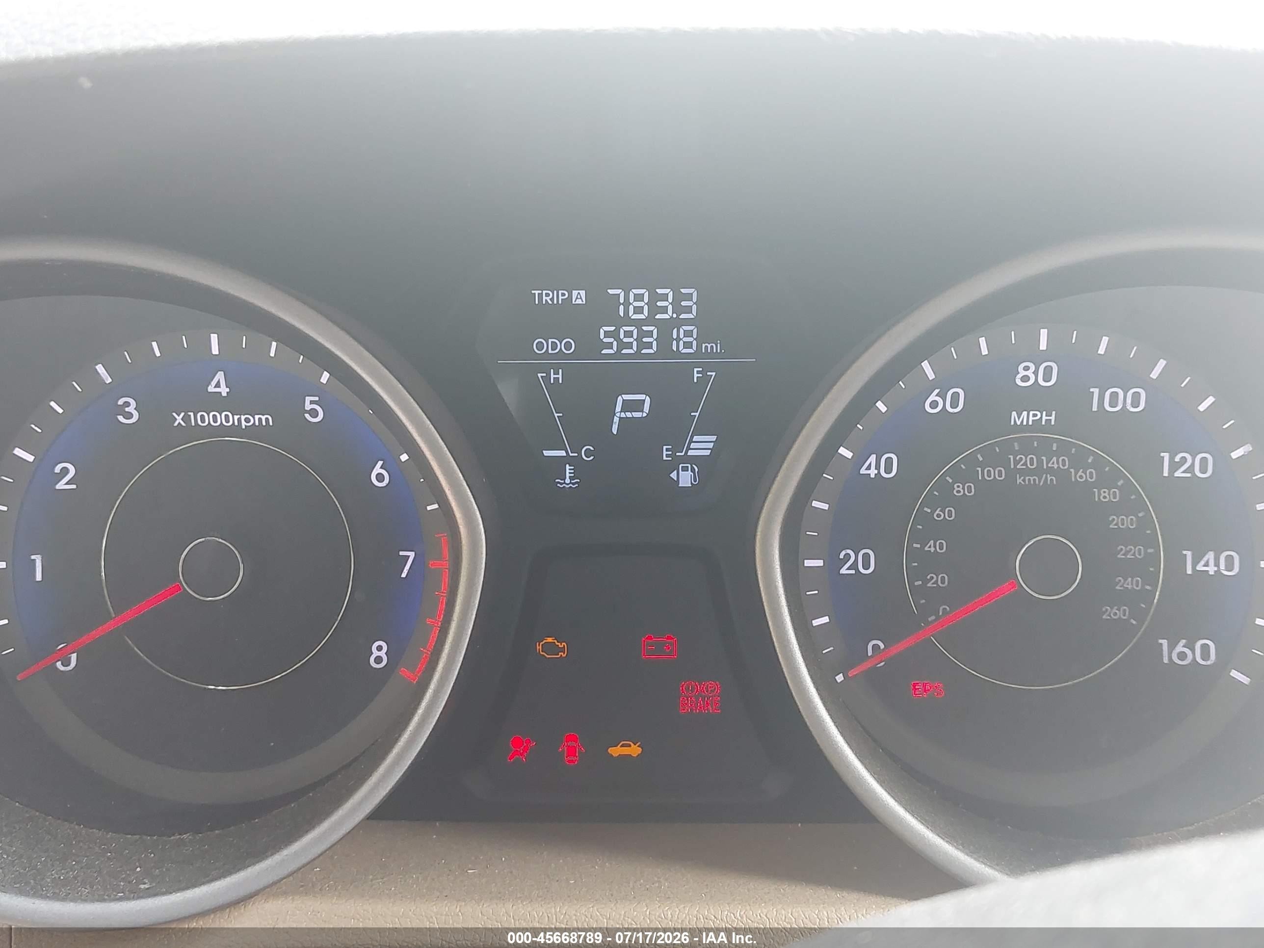 2013 Hyundai Elantra Gls Light Blue vin: KMHDH4AE5DU625421