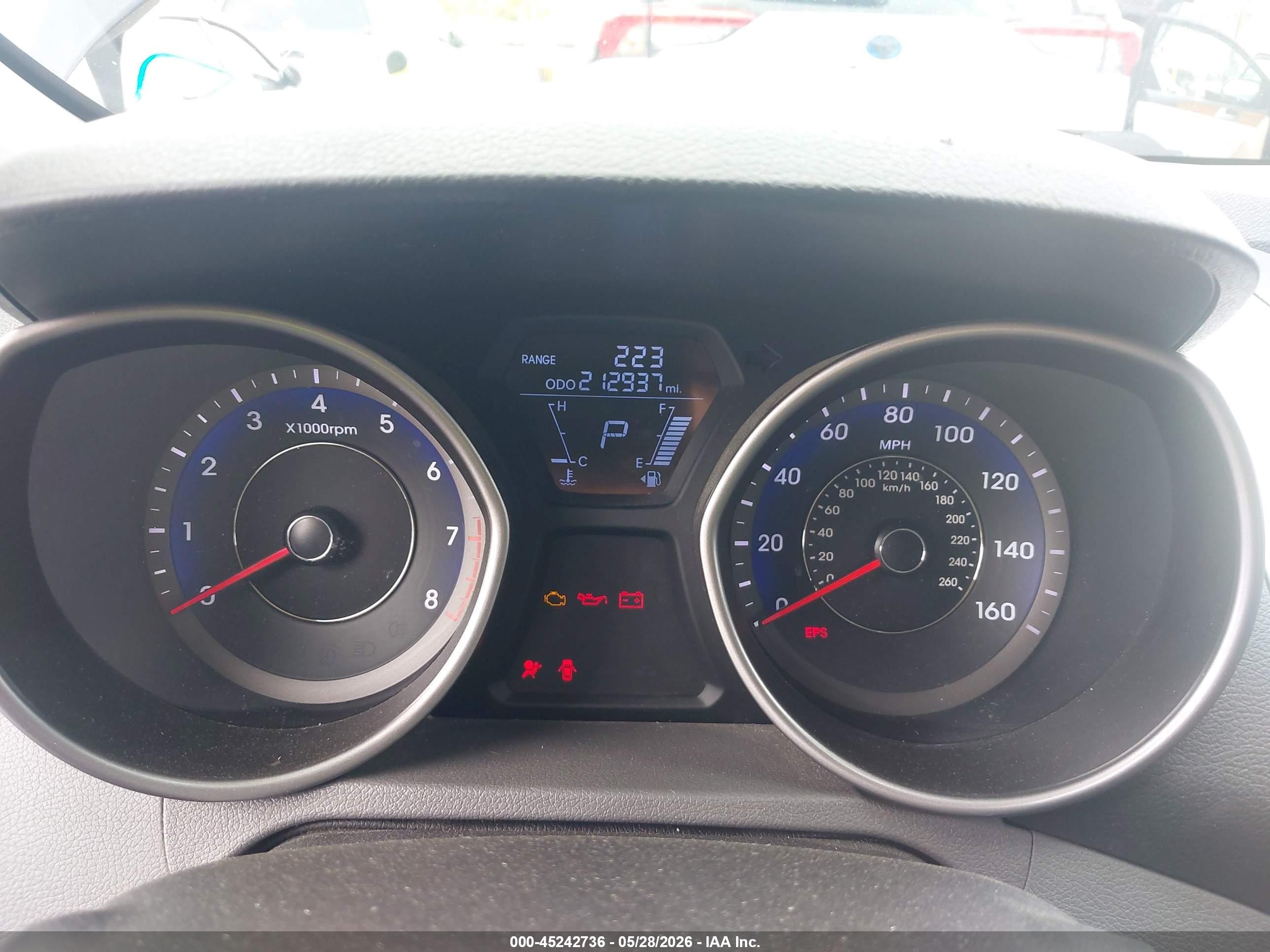 2013 Hyundai Elantra Limited Черный vin: KMHDH4AE5DU627492
