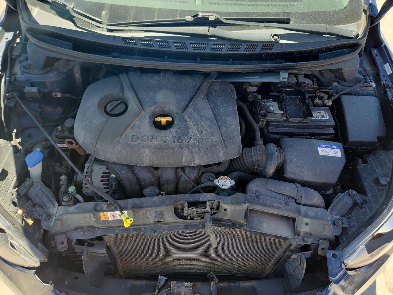 2013 Hyundai Elantra Limited Blue vin: KMHDH4AE5DU633969