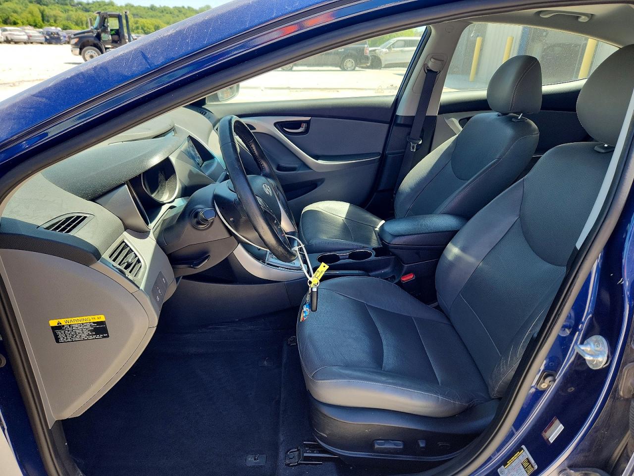 2013 Hyundai Elantra Limited Blue vin: KMHDH4AE5DU633969